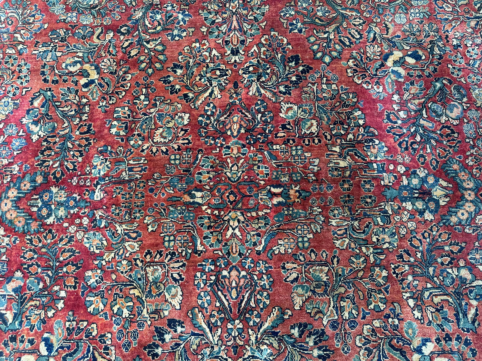 ANTIKER PERSER SARUK ORIENTTEPPICH AUS WOLLE TEPPICH 468x316cm – Bild 15