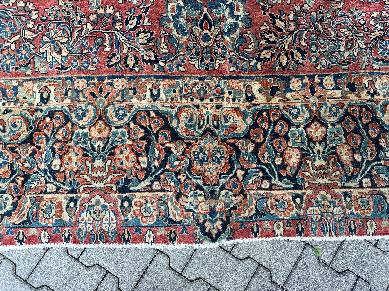 ANTIKER PERSER SARUK ORIENTTEPPICH AUS WOLLE TEPPICH 468x316cm – Bild 6
