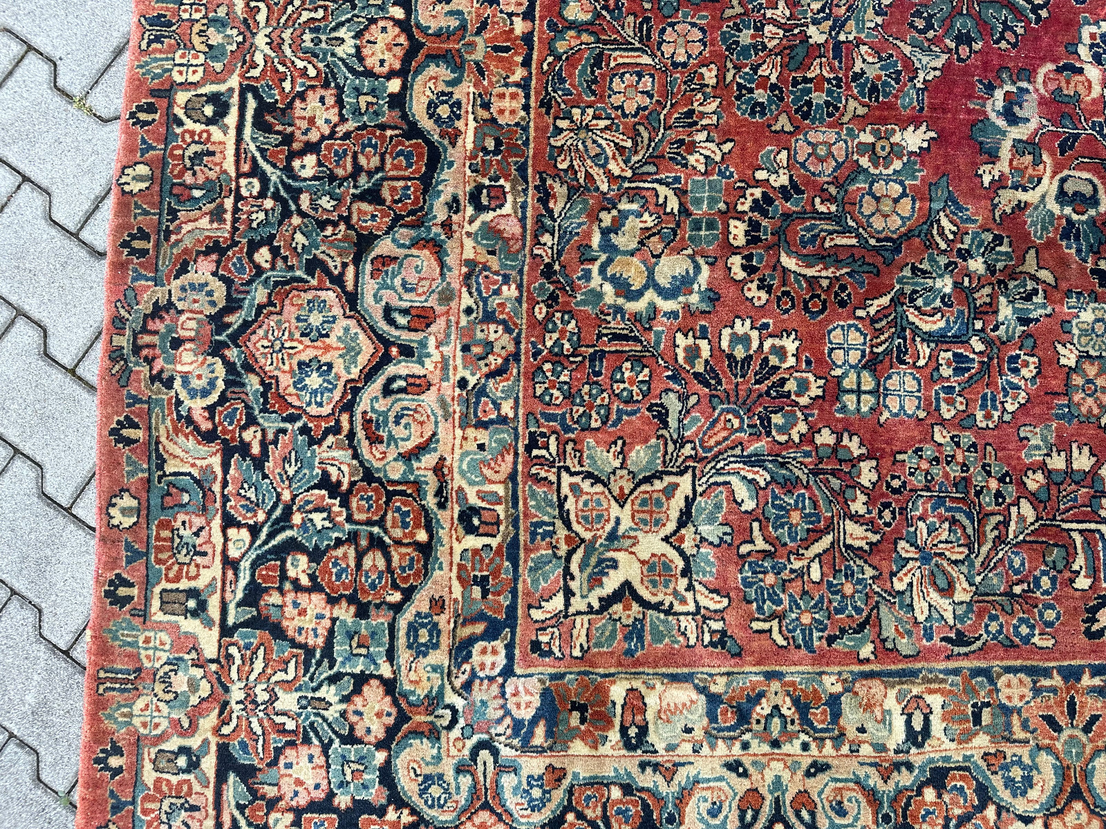 ANTIKER PERSER SARUK ORIENTTEPPICH AUS WOLLE TEPPICH 468x316cm – Bild 10