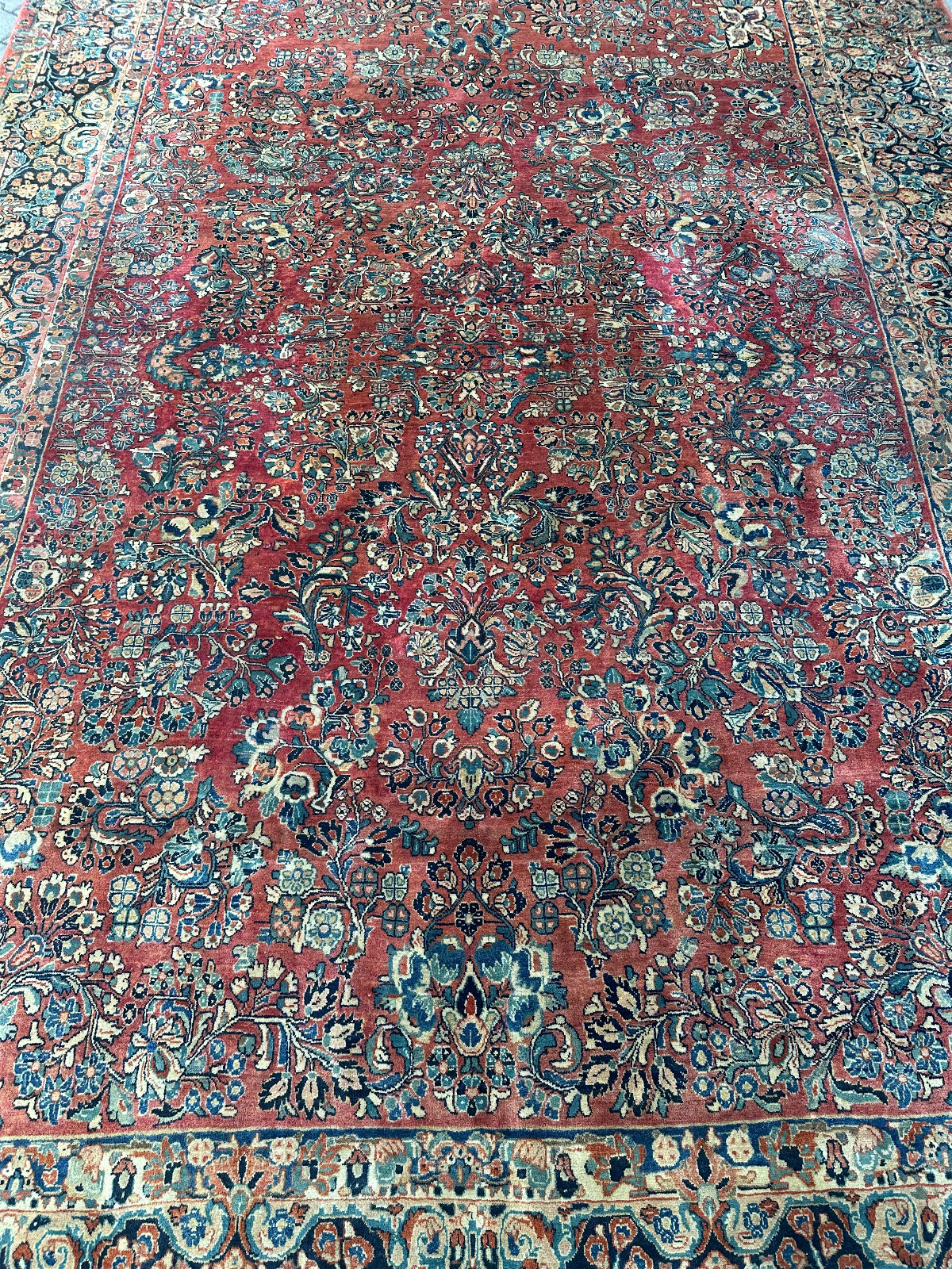 ANTIKER PERSER SARUK ORIENTTEPPICH AUS WOLLE TEPPICH 468x316cm