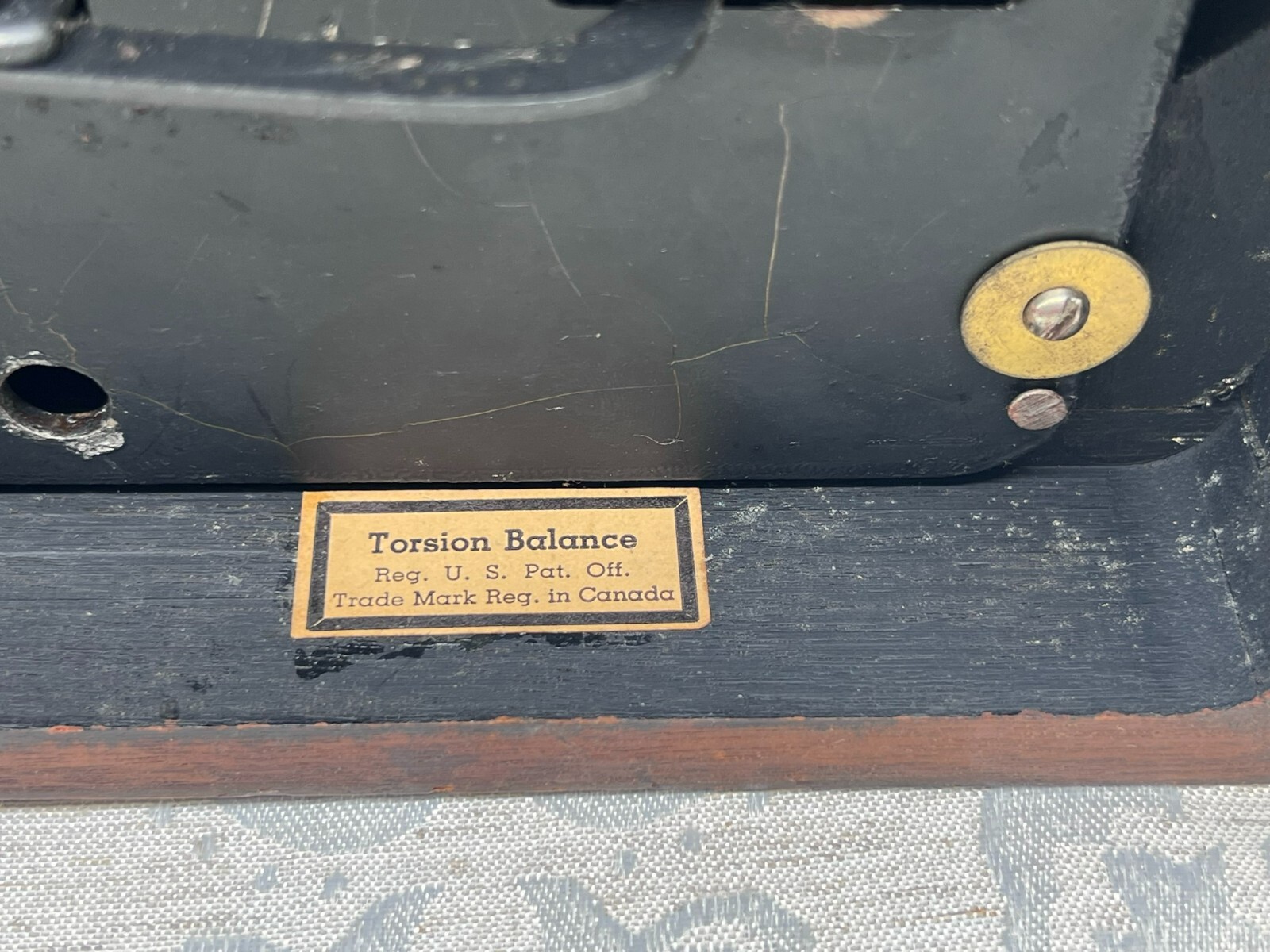 ANTIKE FEINWAAGE THE TORSION BALLANCE NEW YORK – Bild 23