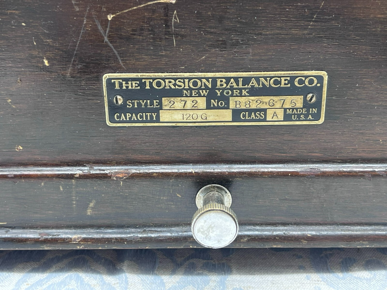 ANTIKE FEINWAAGE THE TORSION BALLANCE NEW YORK – Bild 8