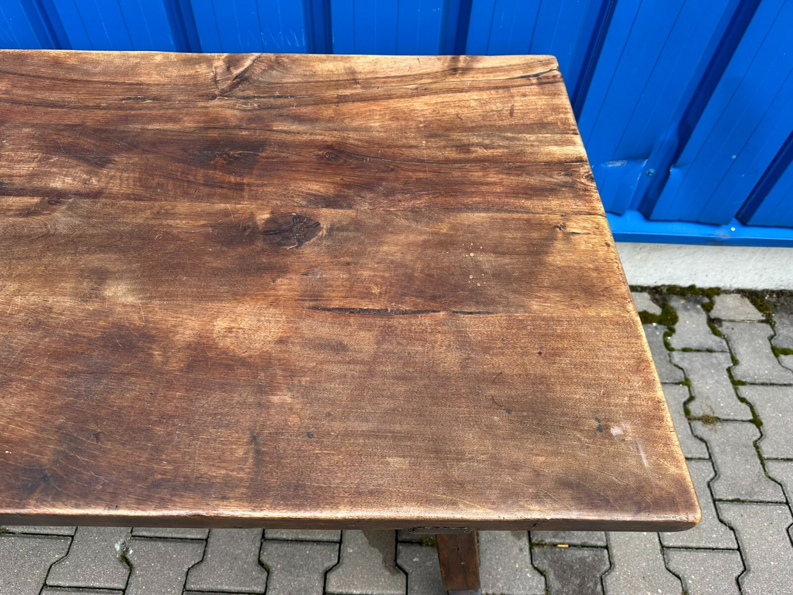 SEHR SCHÖNER GROSSER BAROCKTISCH BAROCK ESSTISCH NUSSBAUM MASSIV 18 TES JH – Bild 8