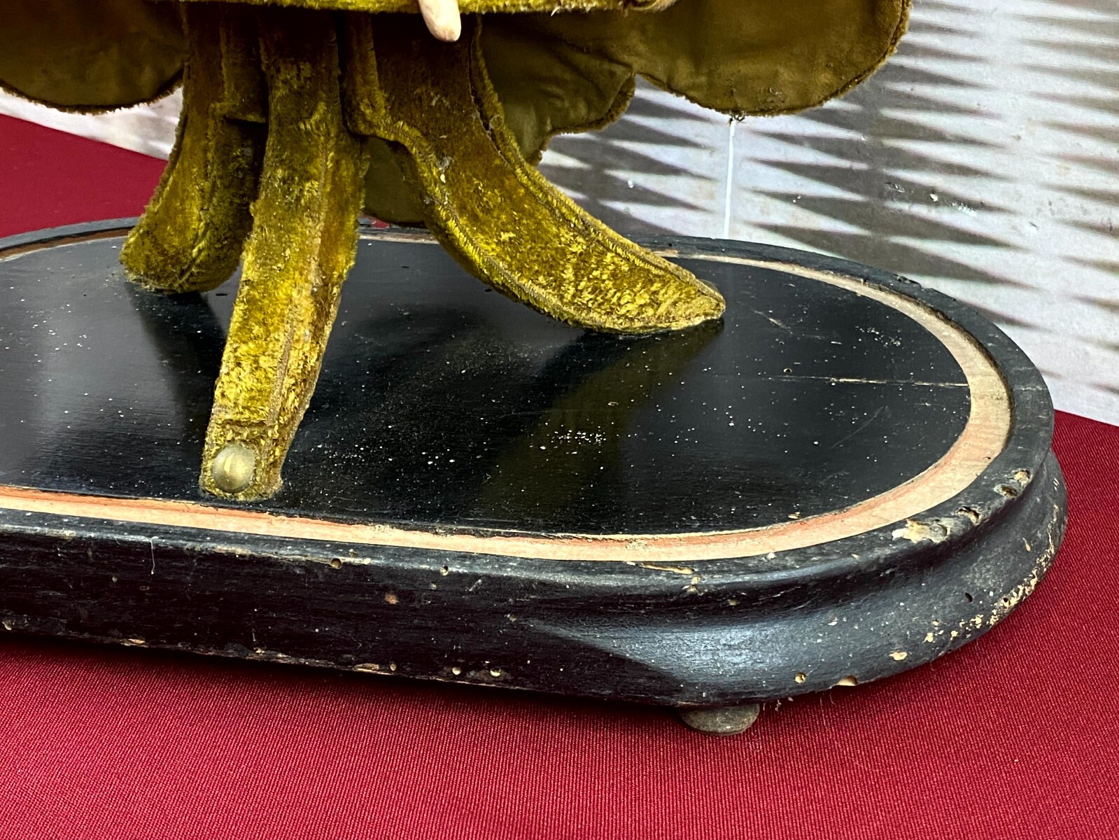 GLOBE DE MARIEE HOCHZEIT ANDENKEN FRANKREICH NAPOLEON III BLUMENGESTECK 51cm – Bild 21