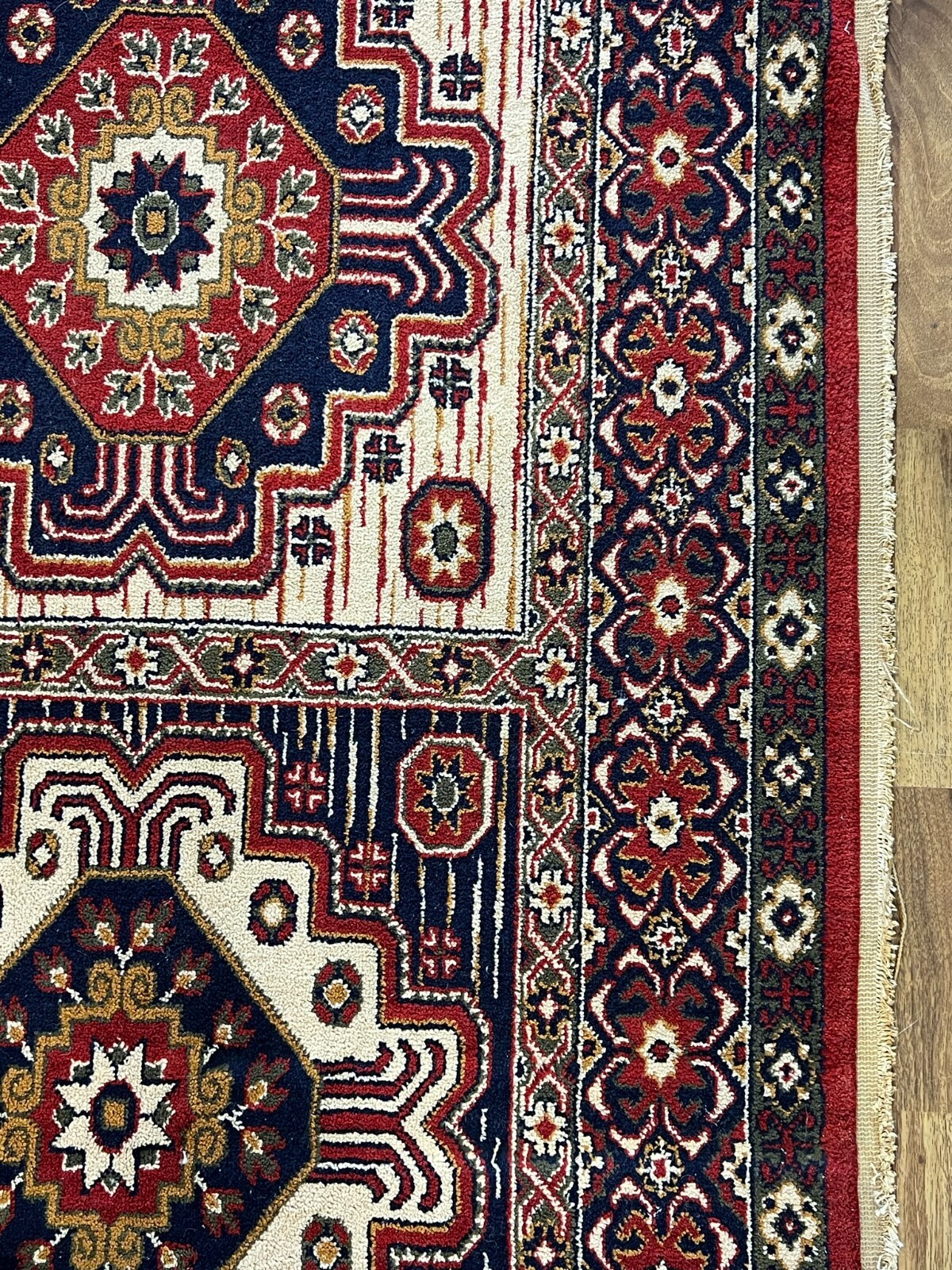 ALTER TEPPICH AUS WOLLE PERSER 390x295cm ORIENTTEPPICH – Bild 11