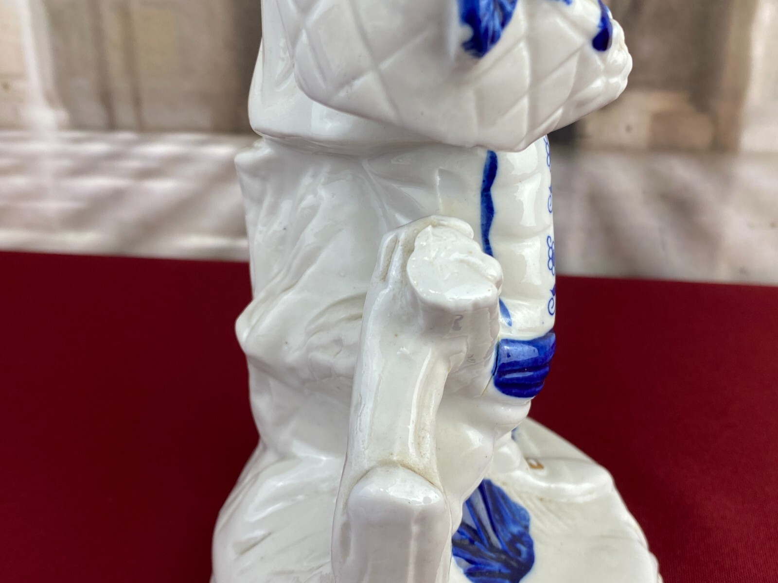 FIGUR AUS PORZELLAN TEILS HANDBEMALT GALANTER ROKOKO HERR 30cm – Bild 15