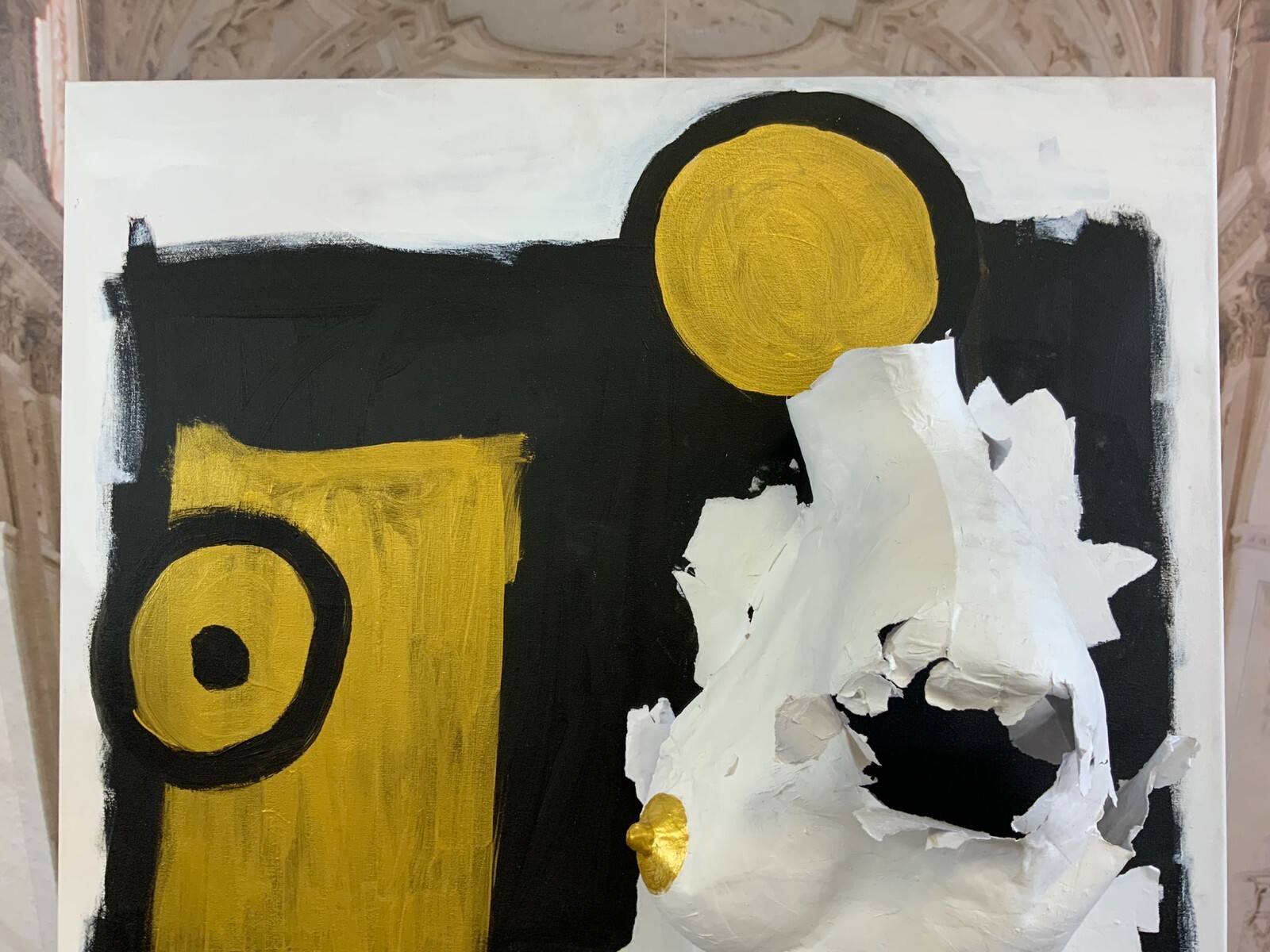 MIXED MEDIA MISCHTECHNIK AUF LEINWAND ANDRE HARTMANN AKT EROTIK – Bild 7