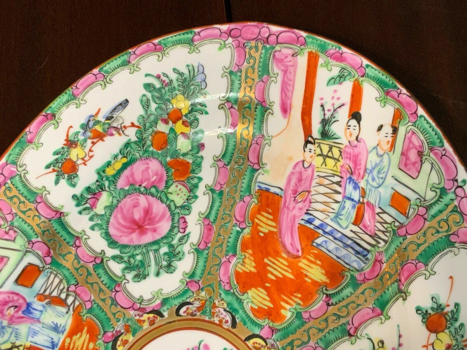 CHINA TABLETT PORZELLAN 41x30cm SEHR SCHÖNES DEKOR KEINE CHIPS – Bild 6