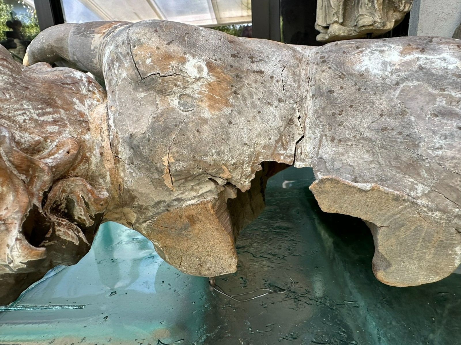 ANTIKE HEILIGENFIGUR BAROCK ENGEL AUF WOLKE 18 TES JHDT – Bild 18