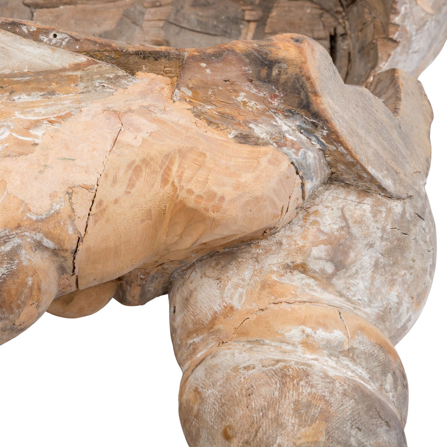 ANTIKE HEILIGENFIGUR BAROCK ENGEL AUF WOLKE 18 TES JHDT – Bild 9