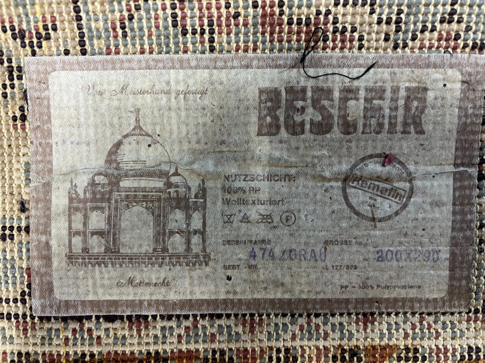 ALTER ORIENTTEPPICH TEPPICH AUS WOLLE 290x202cm – Bild 24