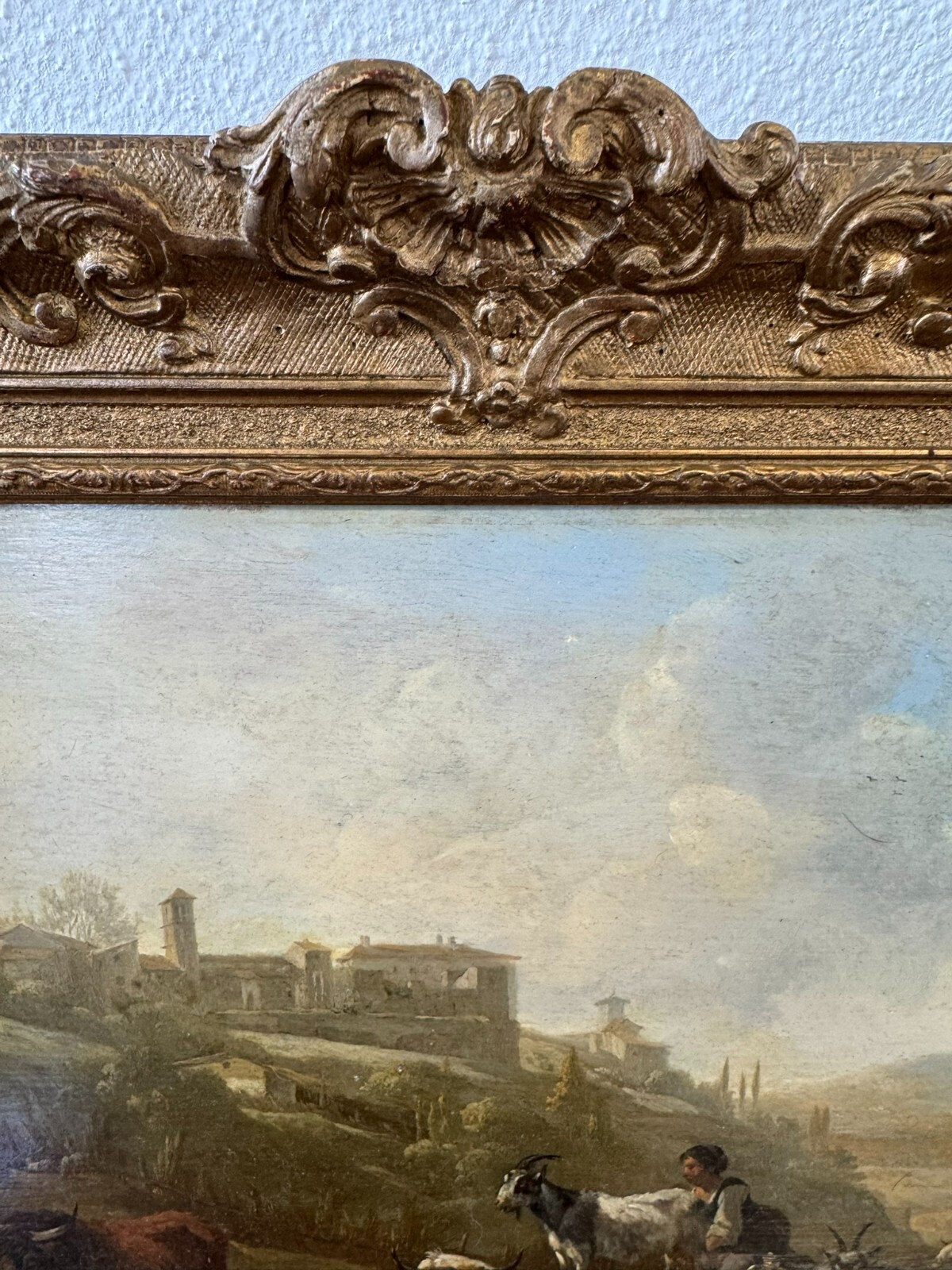 Willem ROMEYN (c.1624-1694) ZUGESCHRIEBEN ÖLGEMÄLDE PERSONEN MIT VIEH VOR RUINEN – Bild 7