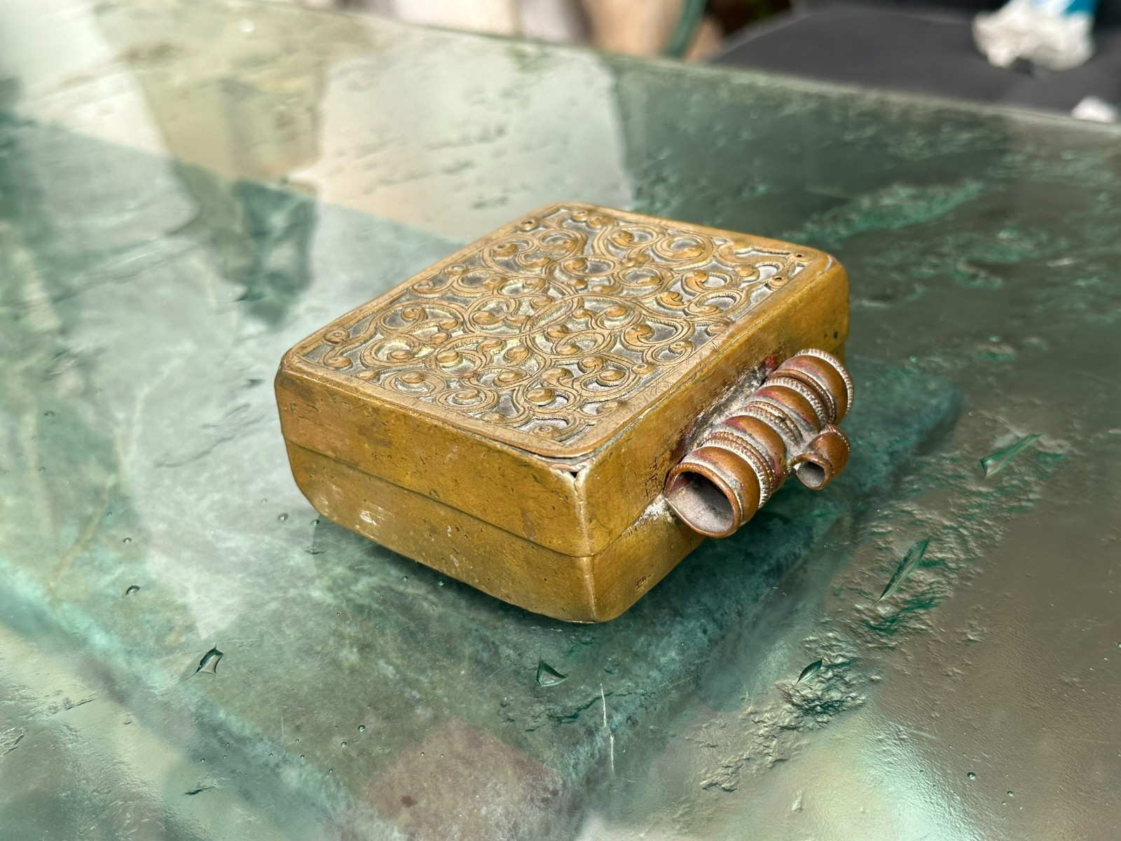 ANTIKE ASIATISCHE DOSE SCHATULLE 17/18 TES JHDT – Bild 6