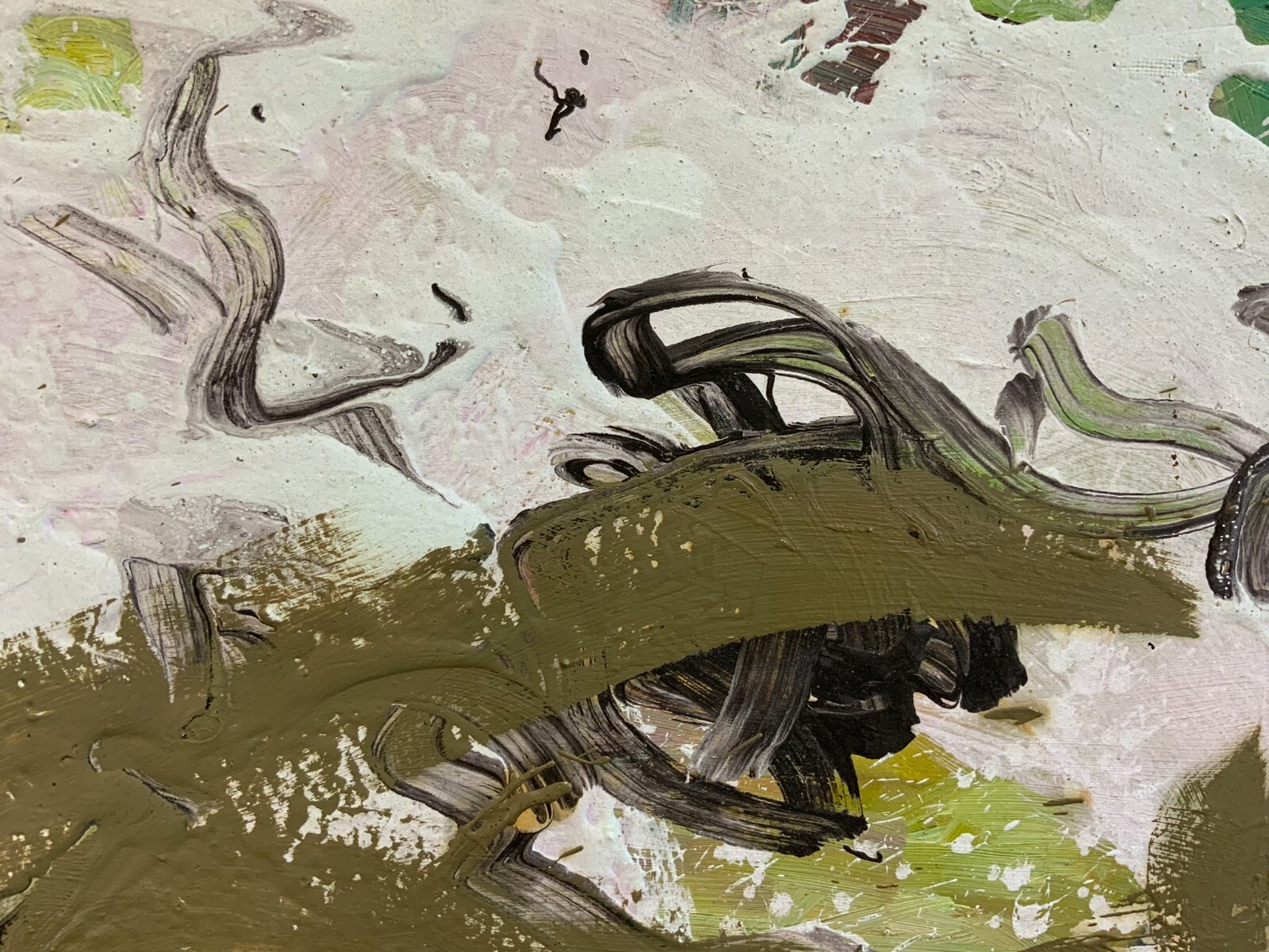 ACRYLGEMÄLDE MODERN GROSSES GEMÄLDE VON WALDEMAR KUFNER (1940-2016) 110x90cm – Bild 4