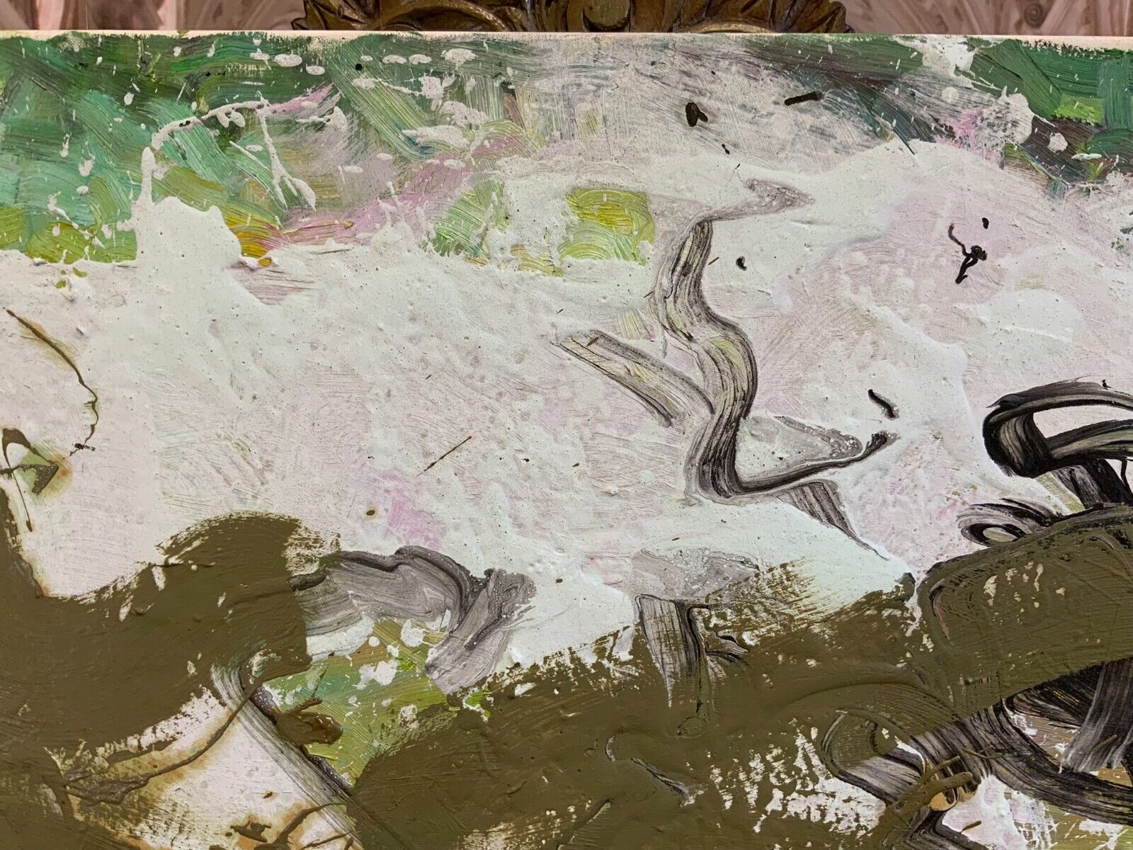 ACRYLGEMÄLDE MODERN GROSSES GEMÄLDE VON WALDEMAR KUFNER (1940-2016) 110x90cm – Bild 6