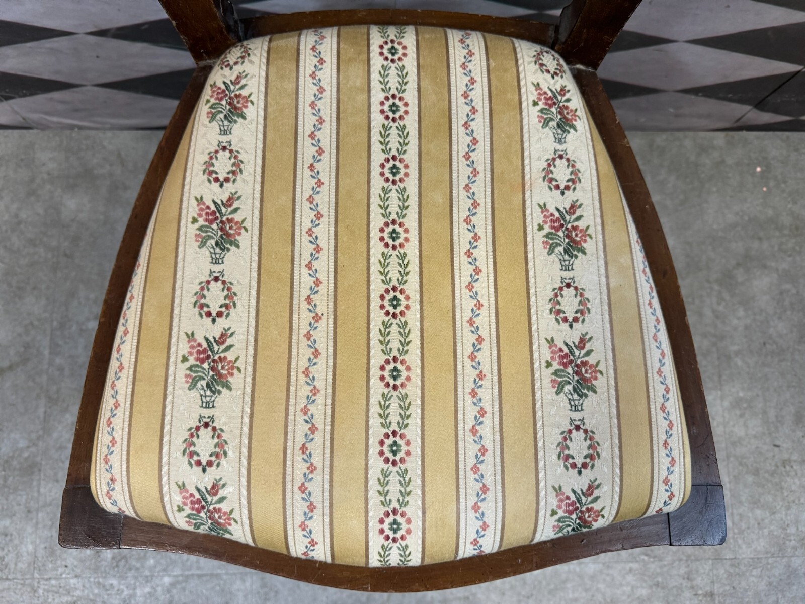 ANTIKER STUHL UM 1920 EICHE GESTELL – Bild 6