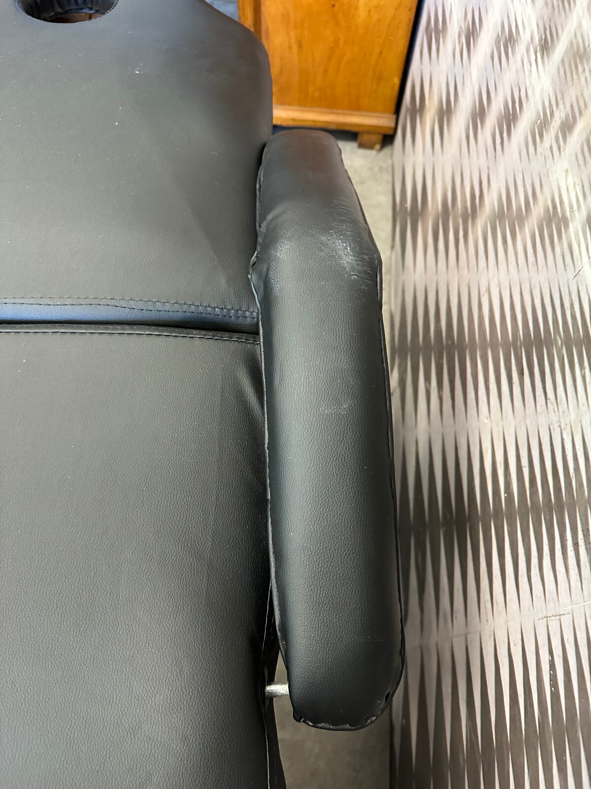 MASSAGE LIEGE VON VIDAXL KUNSTLEDER VERSTELLBAR – Bild 13