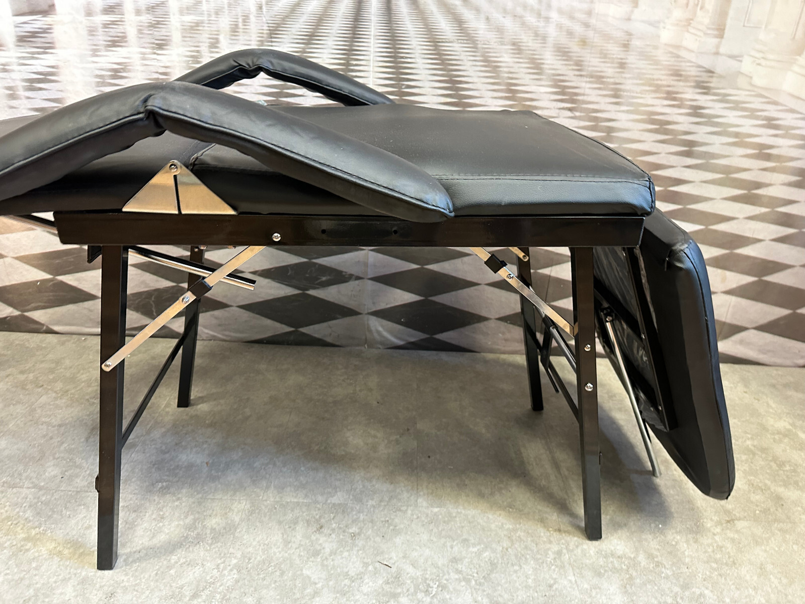 MASSAGE LIEGE VON VIDAXL KUNSTLEDER VERSTELLBAR – Bild 15