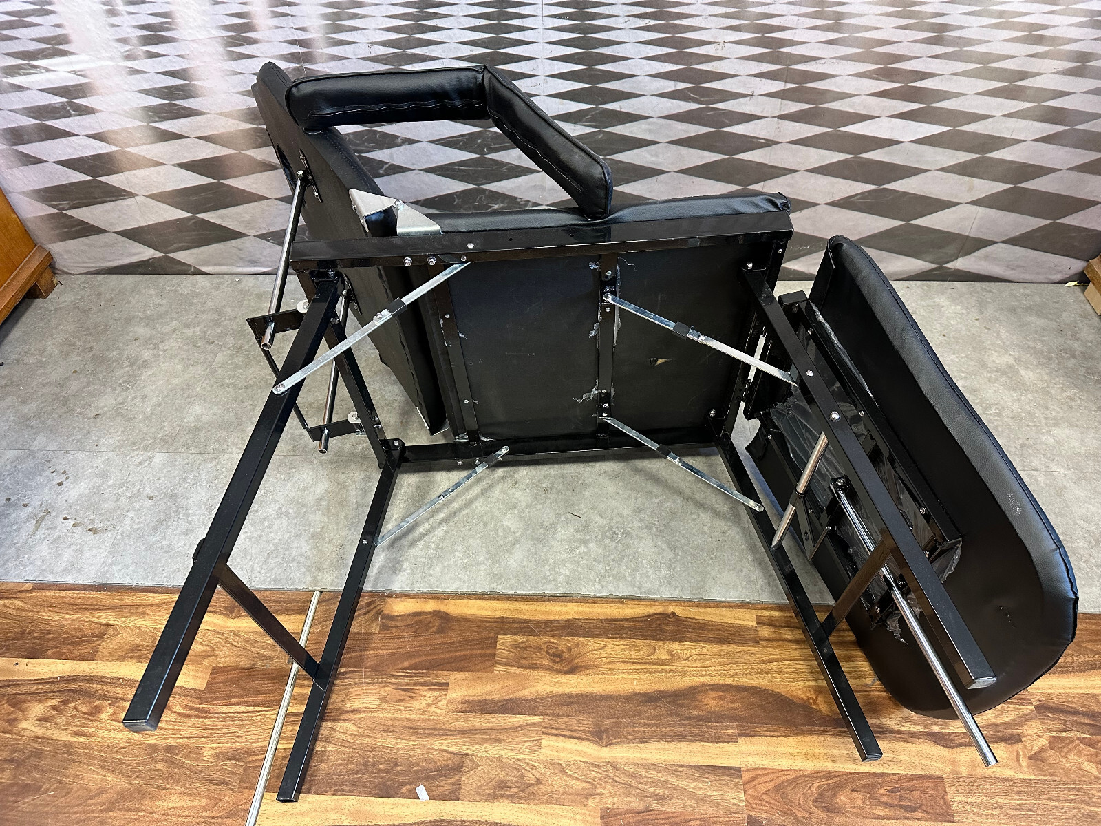 MASSAGE LIEGE VON VIDAXL KUNSTLEDER VERSTELLBAR – Bild 16