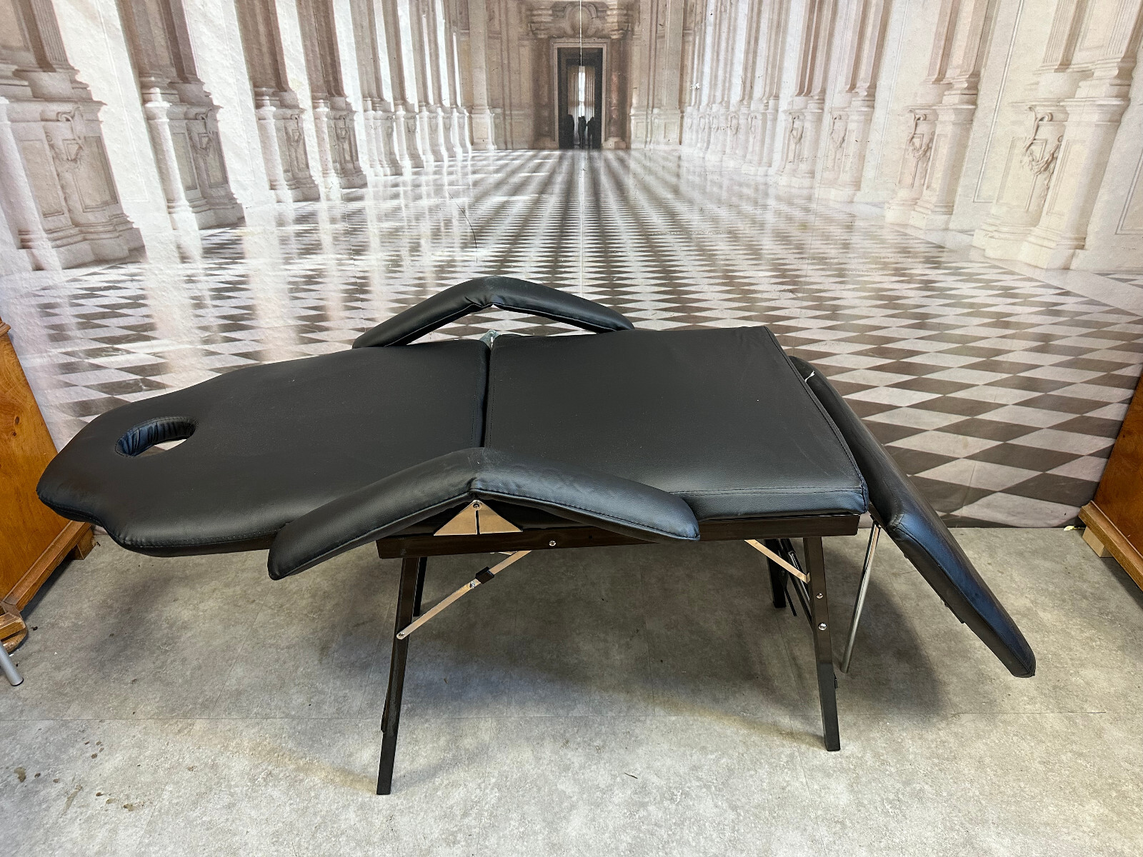 MASSAGE LIEGE VON VIDAXL KUNSTLEDER VERSTELLBAR – Bild 6