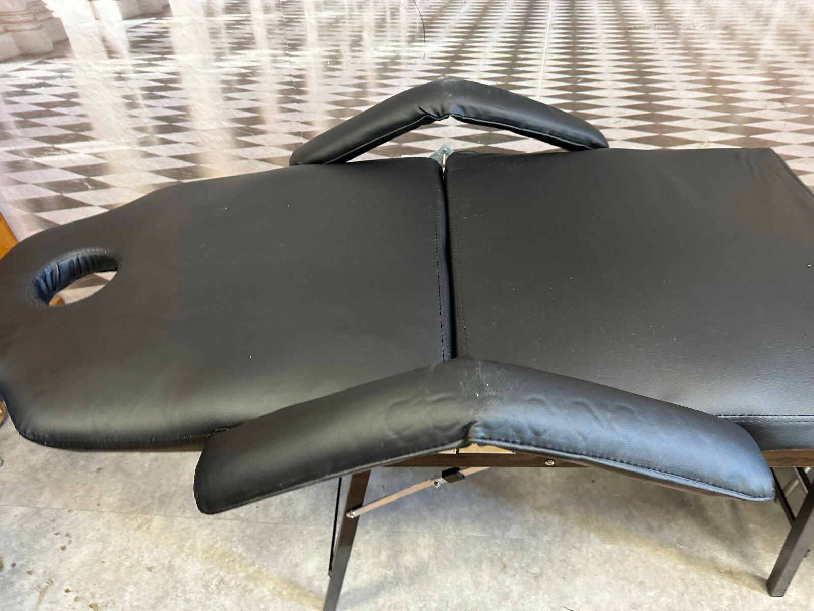 MASSAGE LIEGE VON VIDAXL KUNSTLEDER VERSTELLBAR – Bild 8