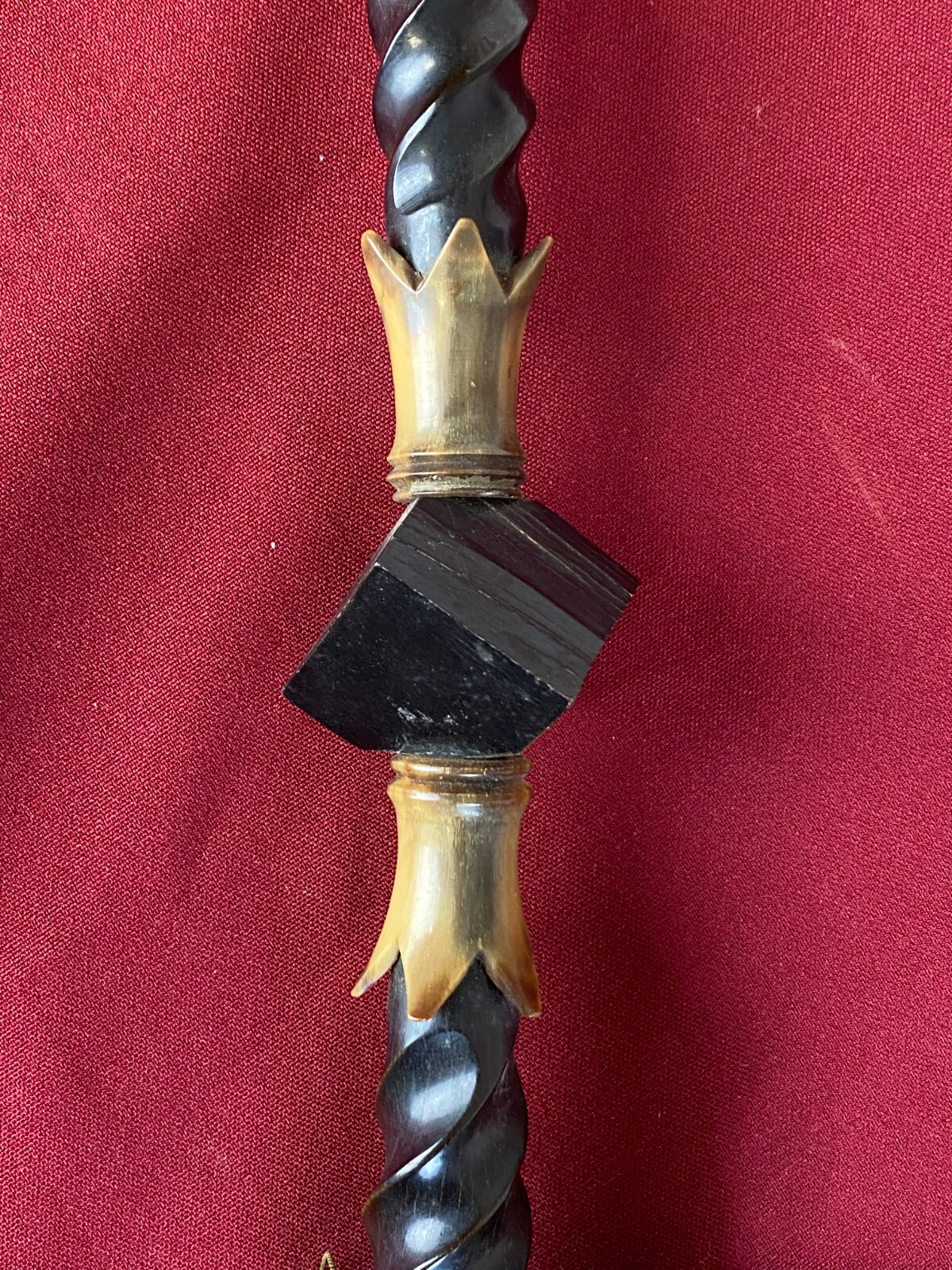 ANTIKE PFEIFE PORZELLAN HANDBEMALT PORZELLANPFEIFE JÄGERPFEIFE 100cm – Bild 12