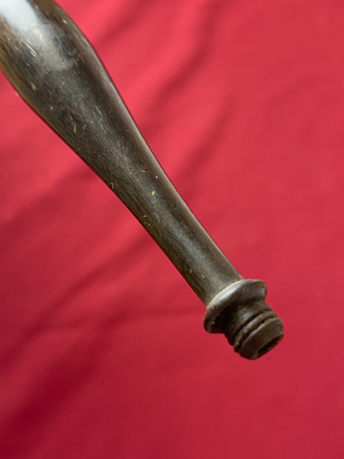 ANTIKE PFEIFE PORZELLAN HANDBEMALT PORZELLANPFEIFE JÄGERPFEIFE 100cm – Bild 17