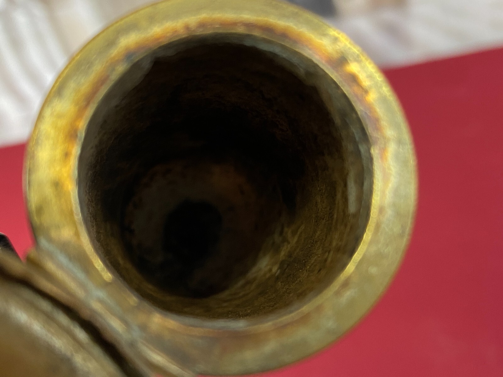 ANTIKE PFEIFE PORZELLAN HANDBEMALT PORZELLANPFEIFE JÄGERPFEIFE 100cm – Bild 8