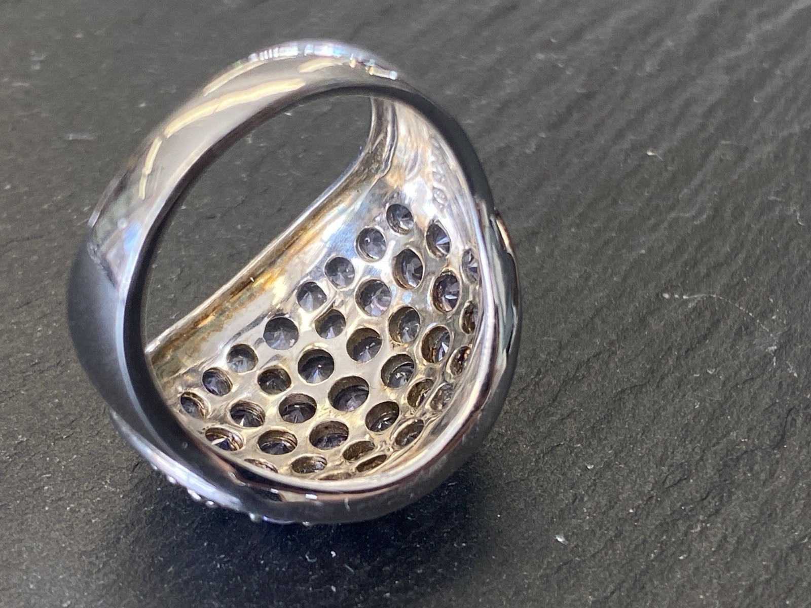 MASSIVER RING AUS STERLING SILBER 925 MIT AMETHYSTEN 2,46ct GRÖSSE 59 – Bild 5