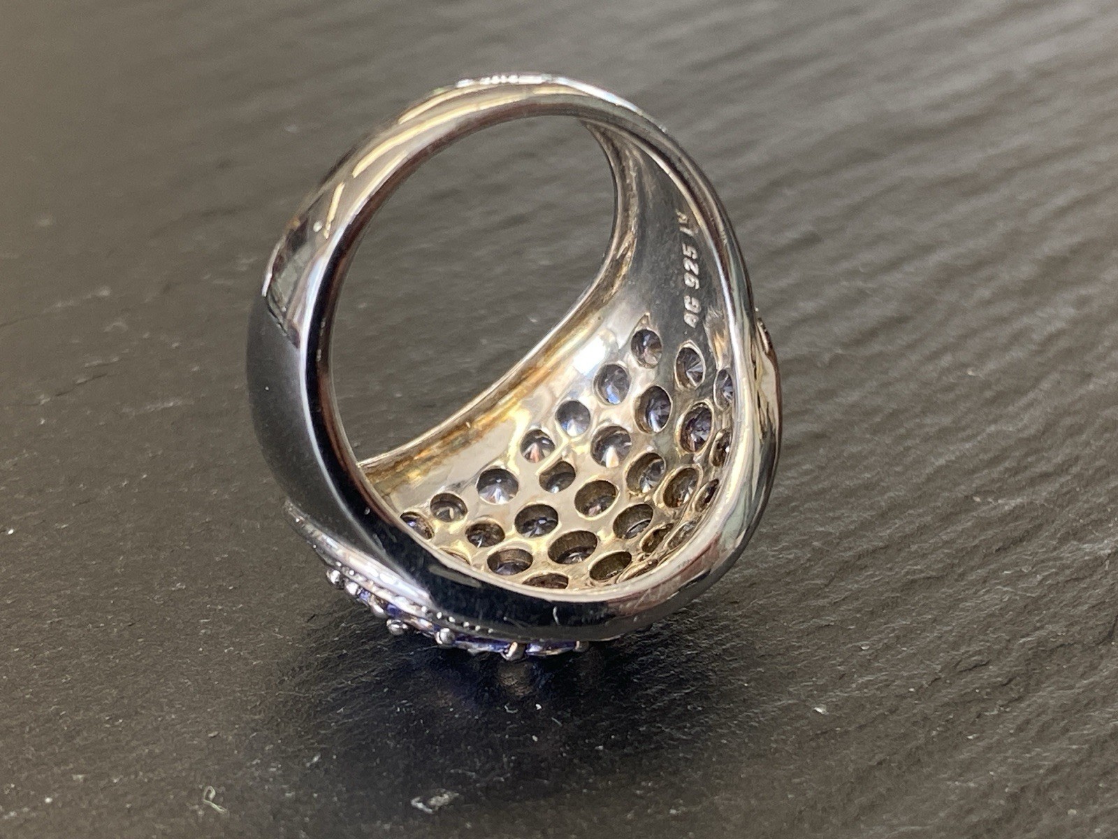 MASSIVER RING AUS STERLING SILBER 925 MIT AMETHYSTEN 2,46ct GRÖSSE 59 – Bild 10