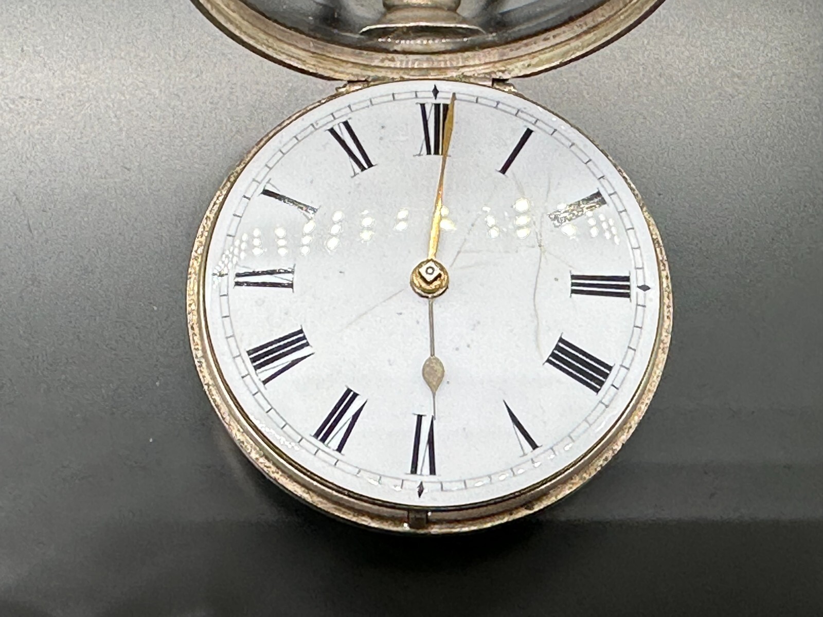 ANTIKE TASCHENUHR ENGLAND STERLING SILBER DEFEKT KETTE LOSE RICHARD WILLIAMS – Bild 11