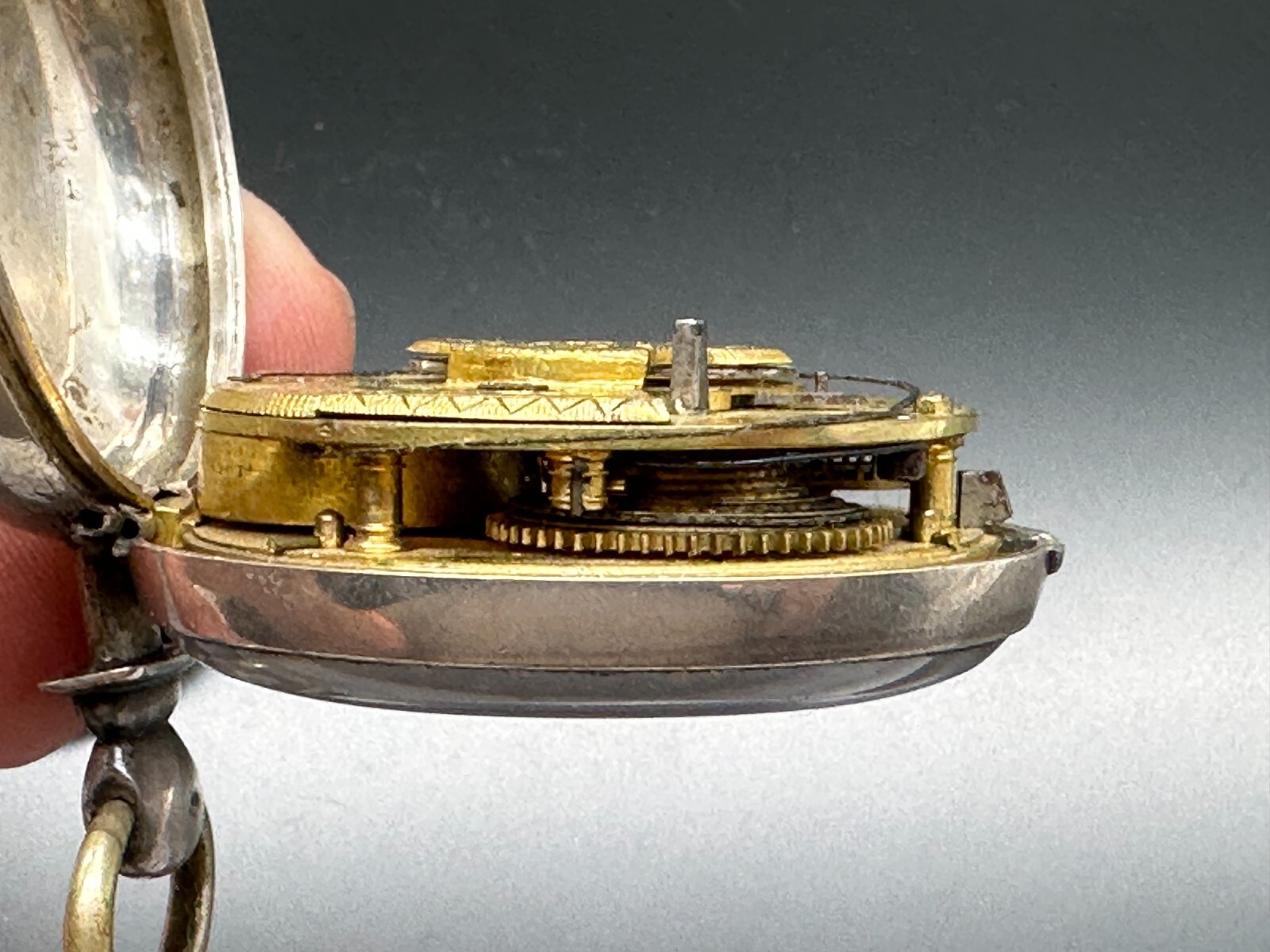 ANTIKE TASCHENUHR ENGLAND STERLING SILBER DEFEKT KETTE LOSE RICHARD WILLIAMS – Bild 15