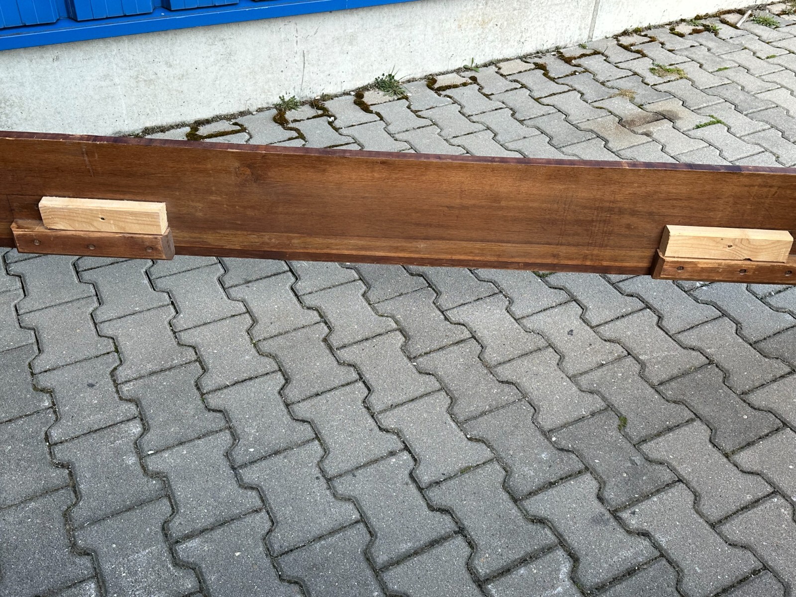 ANTIKES BETTGESTELL FRÜH BIEDERMEIER UM 1820 MAHAGONI FURNIER – Bild 16