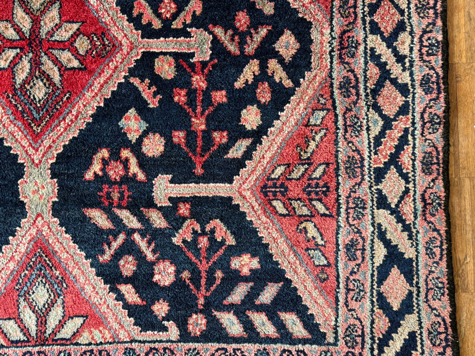 ALTER ORIENTTEPPICH TEPPICH AUS WOLLE TÜRKEI HANDGEKNÜPFT 270x146cm – Bild 7