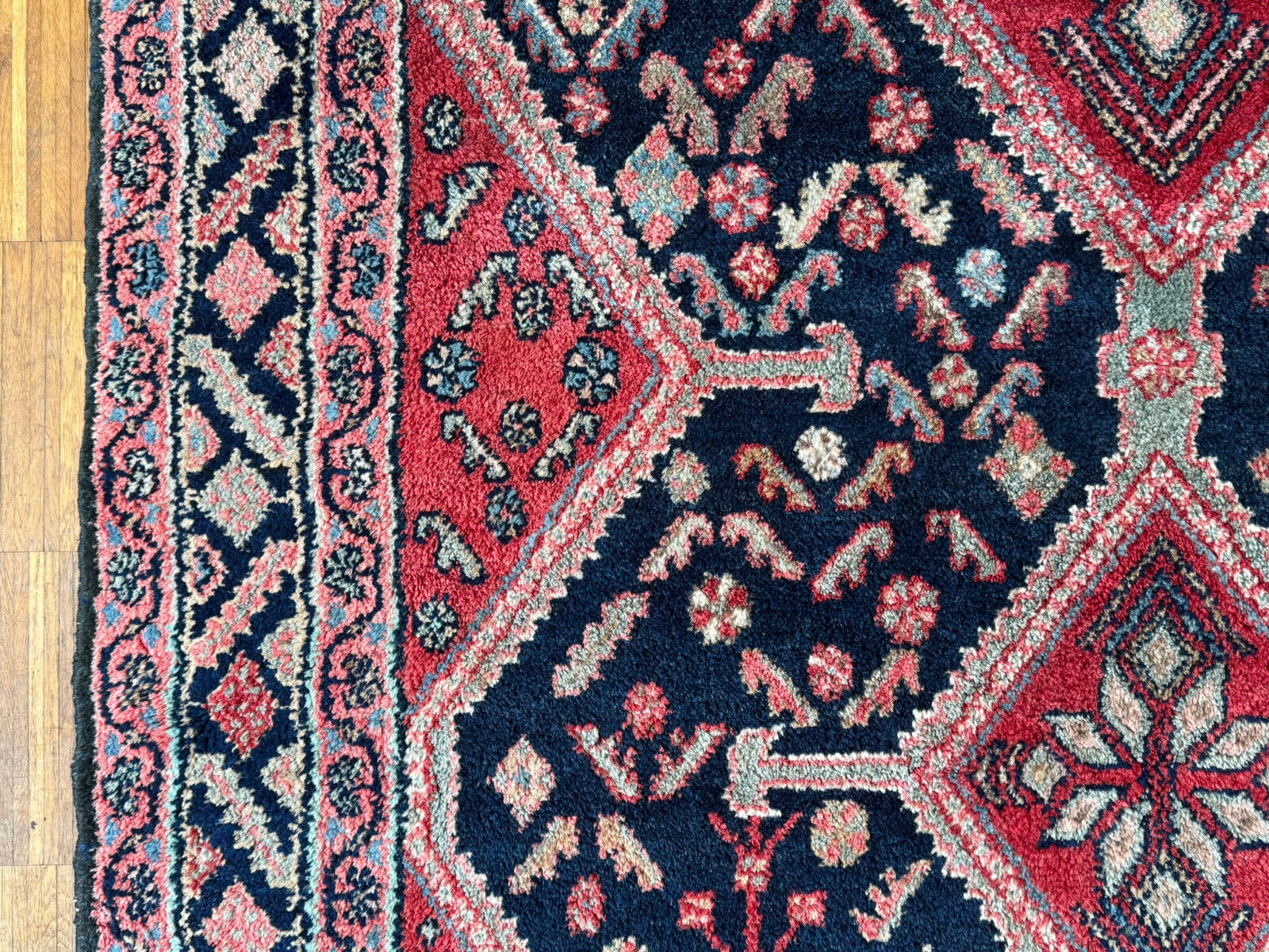 ALTER ORIENTTEPPICH TEPPICH AUS WOLLE TÜRKEI HANDGEKNÜPFT 270x146cm – Bild 8