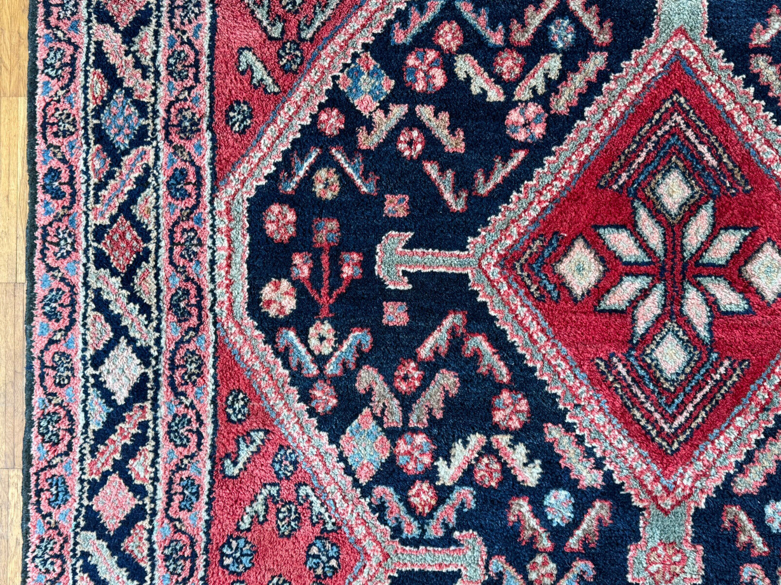 ALTER ORIENTTEPPICH TEPPICH AUS WOLLE TÜRKEI HANDGEKNÜPFT 270x146cm – Bild 10