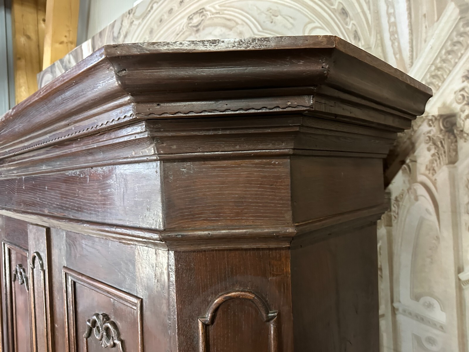ANTIKER BAROCKSCHRANK LOUIS XV 18 TES JHDT EICHE MASSIV BAROCK SCHRANK – Bild 9
