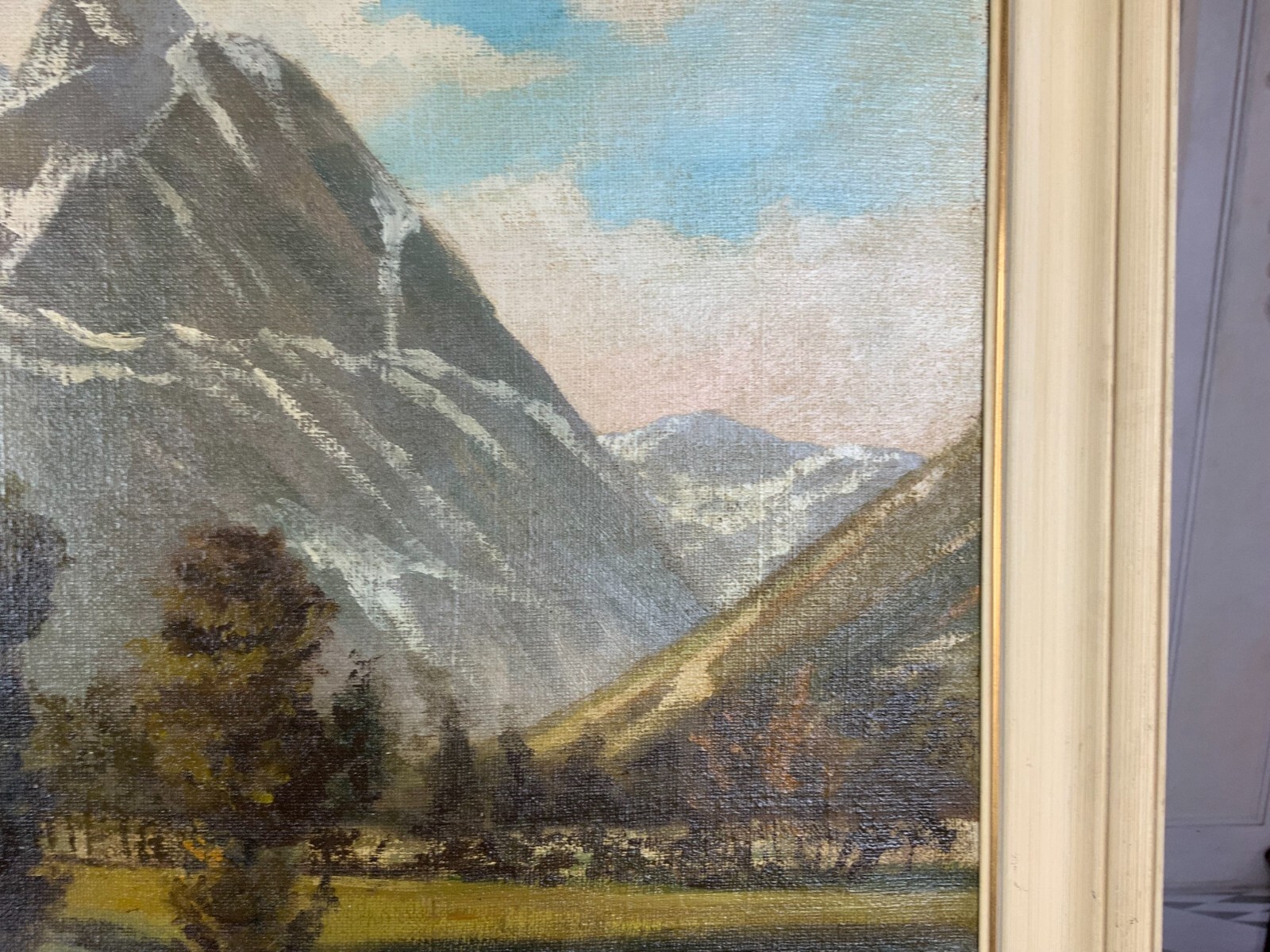 GROSSES ÖLGEMÄLDE LANDSCHAFT SIGNIERT GEMÄLDE 120x80cm – Bild 11
