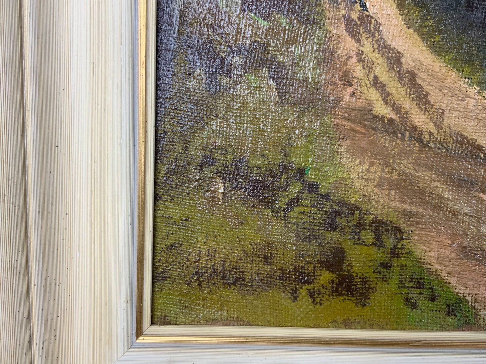 GROSSES ÖLGEMÄLDE LANDSCHAFT SIGNIERT GEMÄLDE 120x80cm – Bild 15