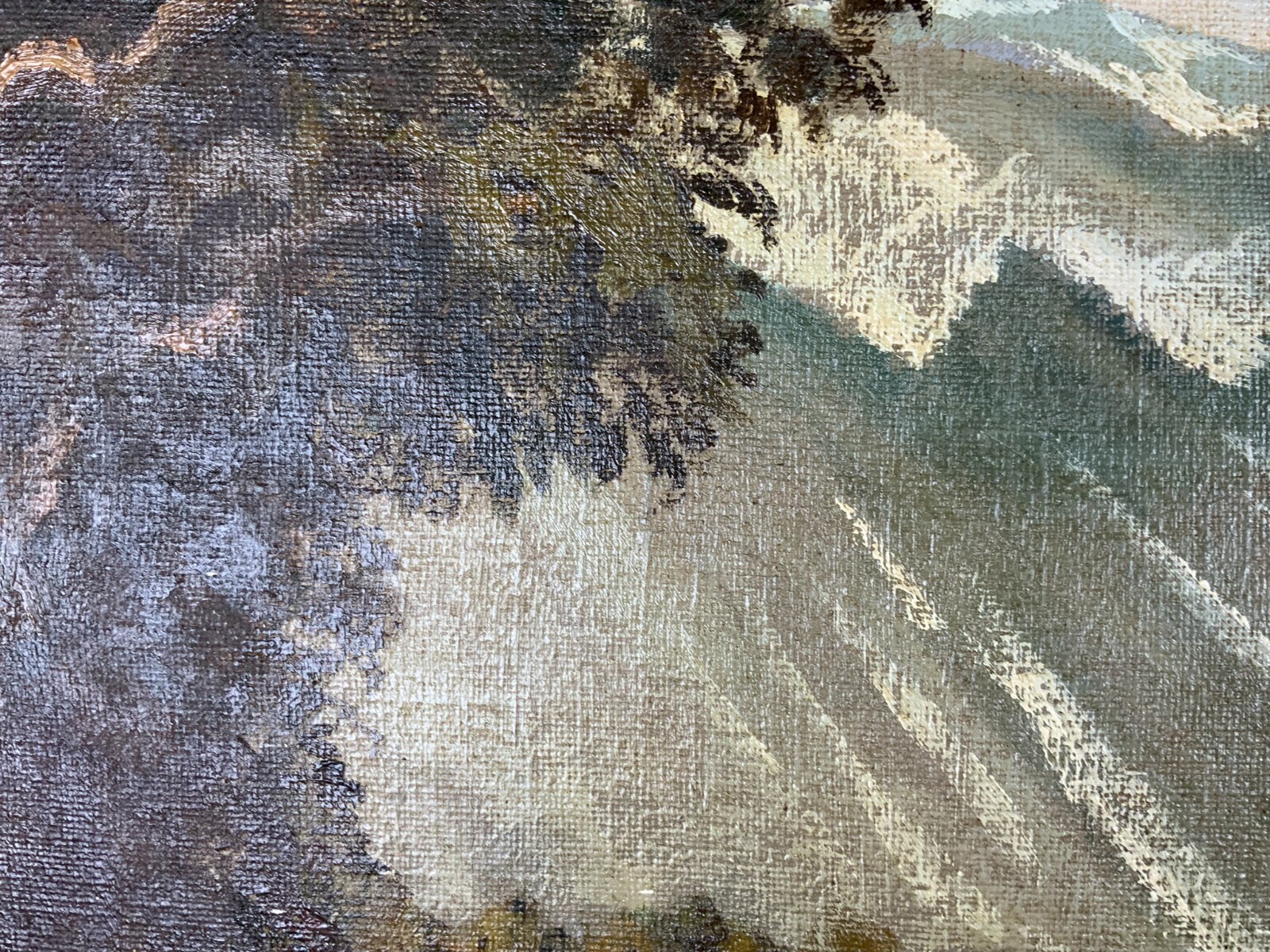 GROSSES ÖLGEMÄLDE LANDSCHAFT SIGNIERT GEMÄLDE 120x80cm – Bild 16