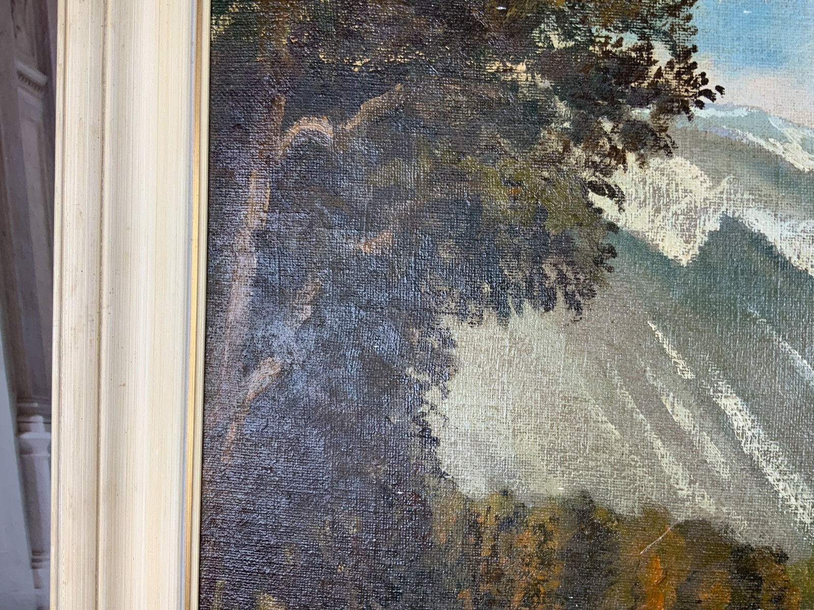 GROSSES ÖLGEMÄLDE LANDSCHAFT SIGNIERT GEMÄLDE 120x80cm – Bild 5