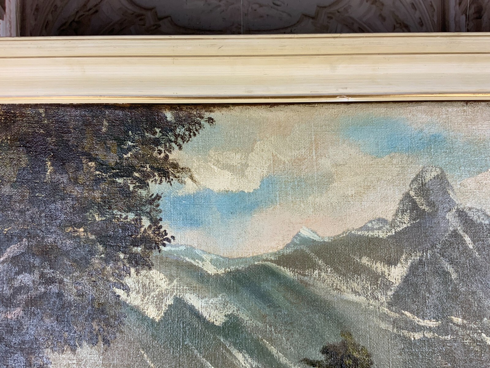 GROSSES ÖLGEMÄLDE LANDSCHAFT SIGNIERT GEMÄLDE 120x80cm – Bild 9