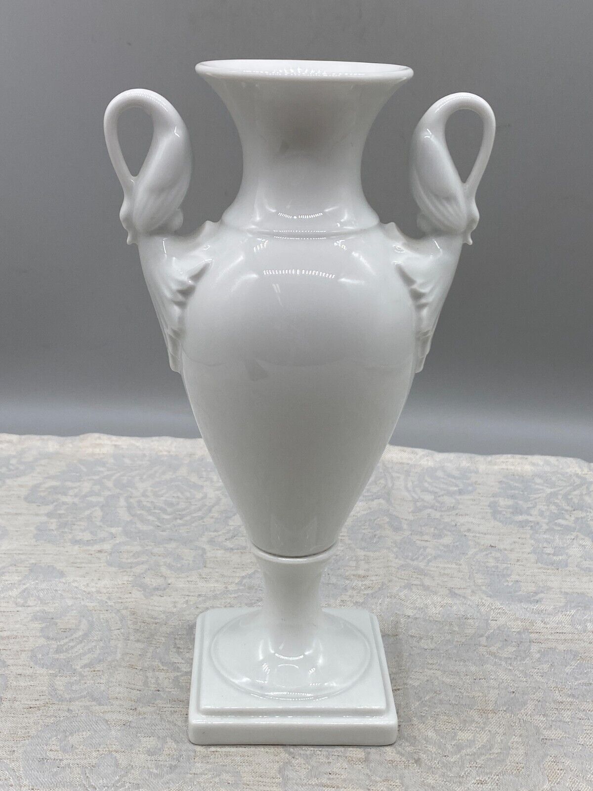 Vase Henkel Amphore aus Porzellan Kaiser sehr guter Zustand ohne Chips 23cm – Bild 4