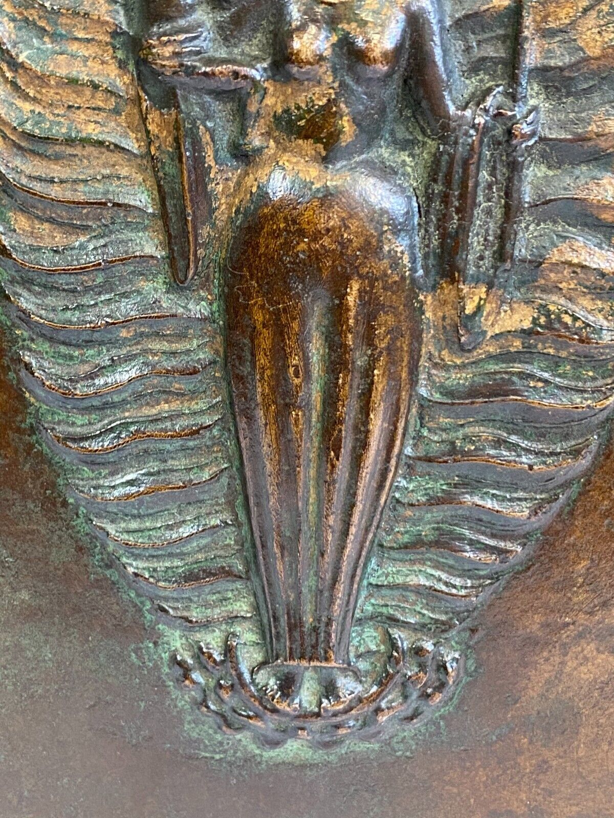 BRONZE RELIEF HEILIGE MARIA MIT DEM JESUSKIND – Bild 5
