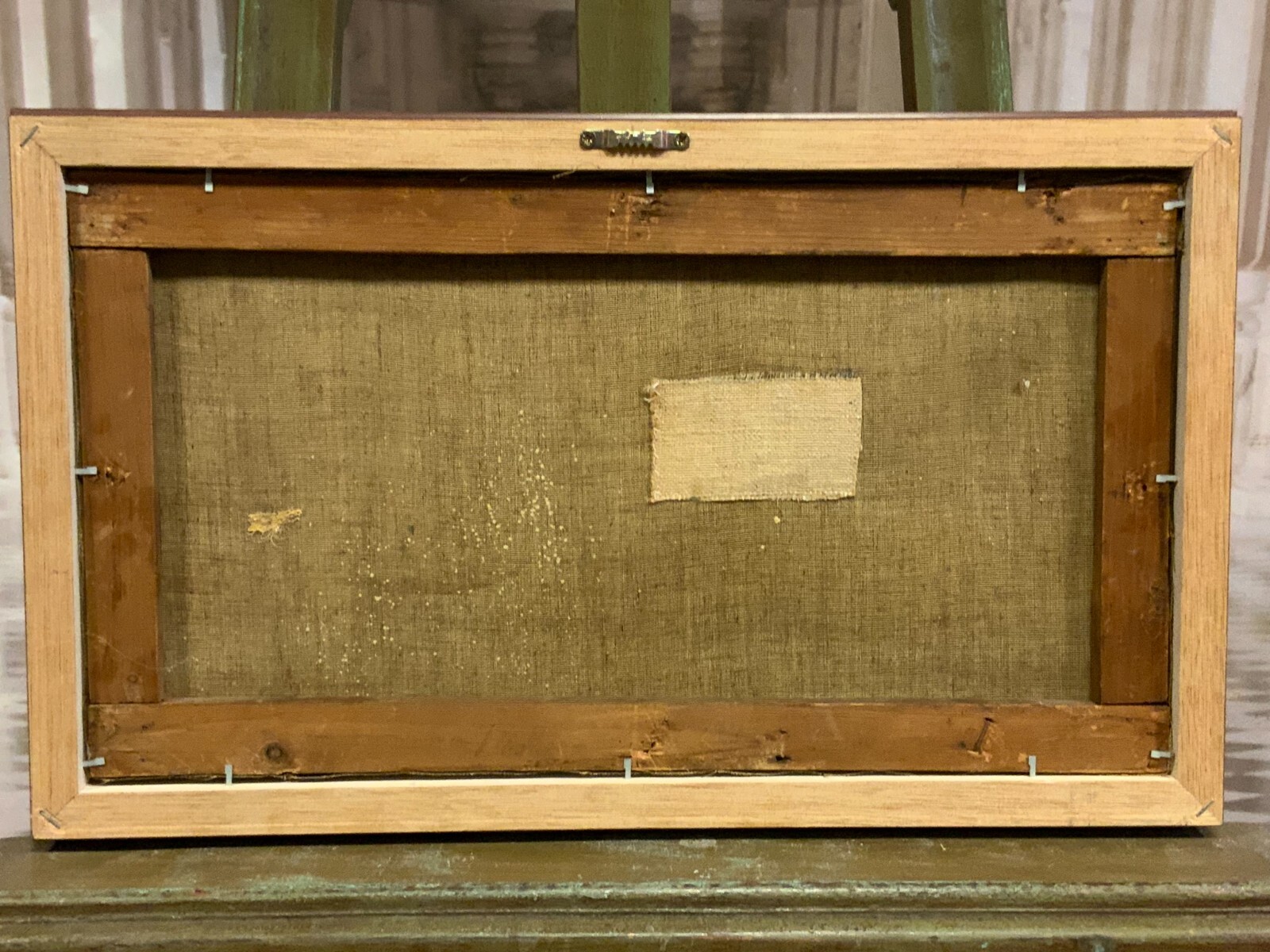 ANTIKES ÖLGEMÄLDE AUF LEINWAND FISCHER AM HAFEN – Bild 10