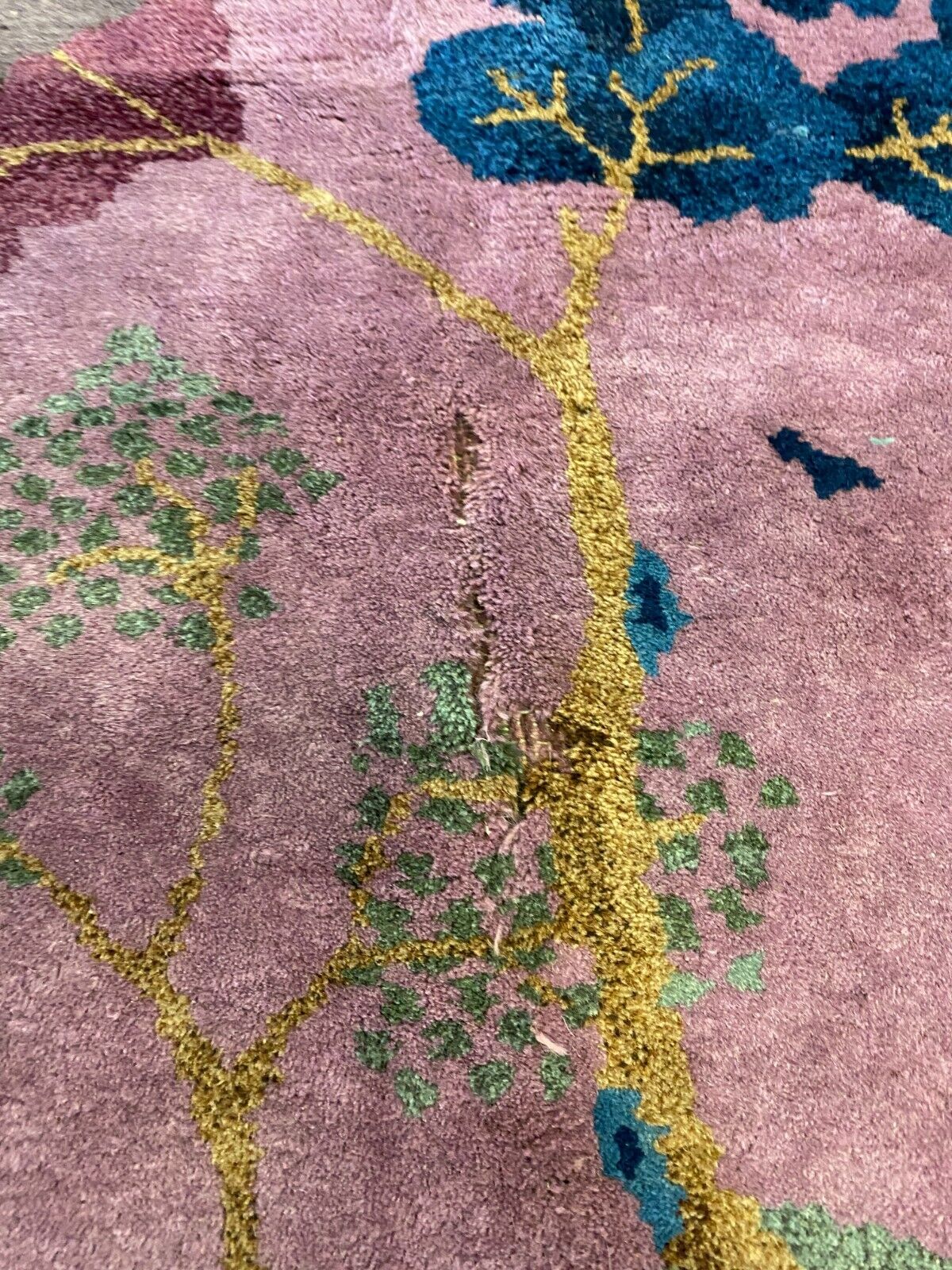 ALTER TEPPICH AUS WOLLE CHINA 365x260cm CHINESISCHER TEPPICH GROSS – Bild 21