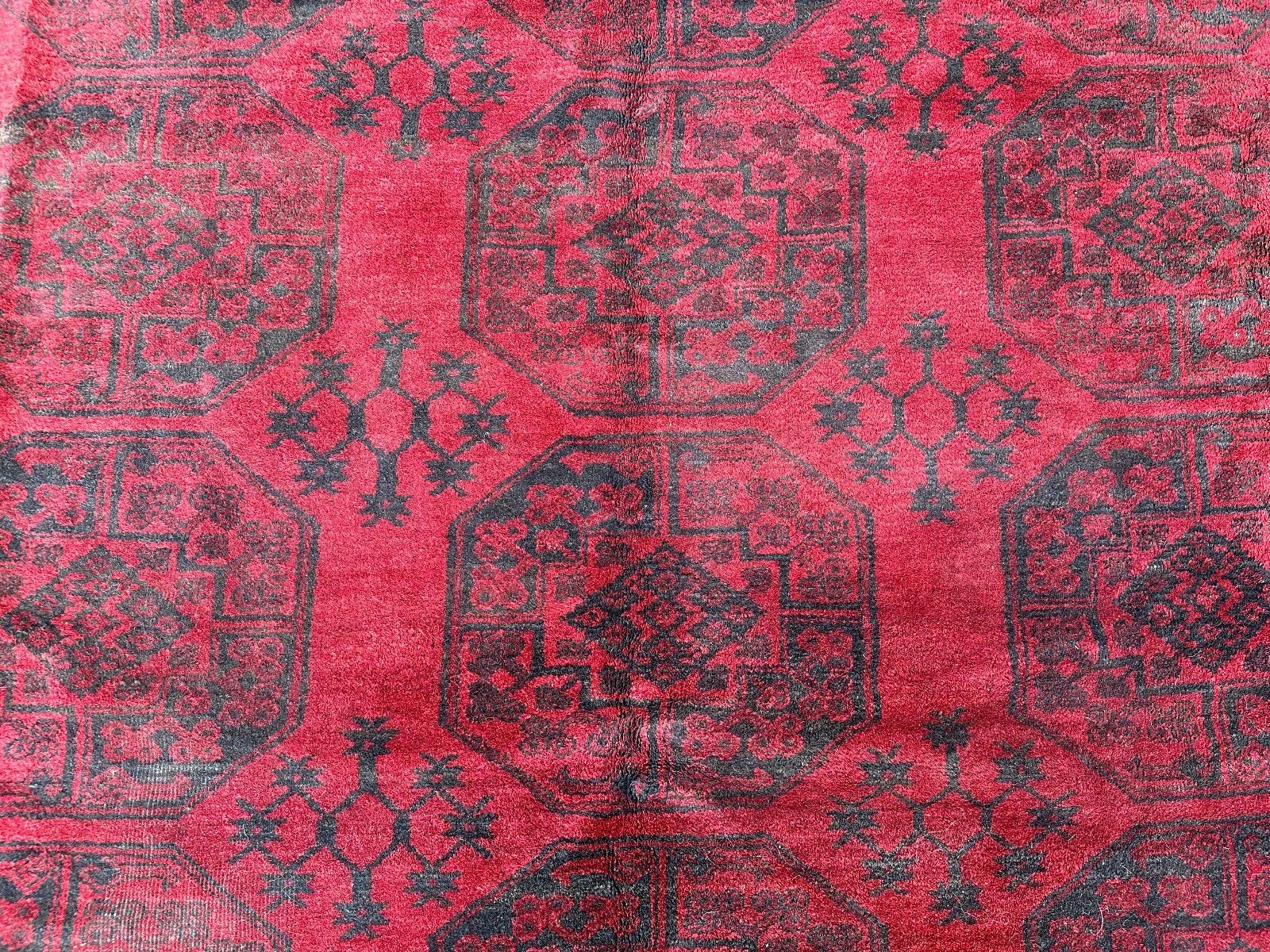 ALTER ORIENTTEPPICH AUS WOLLE NOMADENTEPPICH TEPPICH KAUKASUS 354x288cm – Bild 11