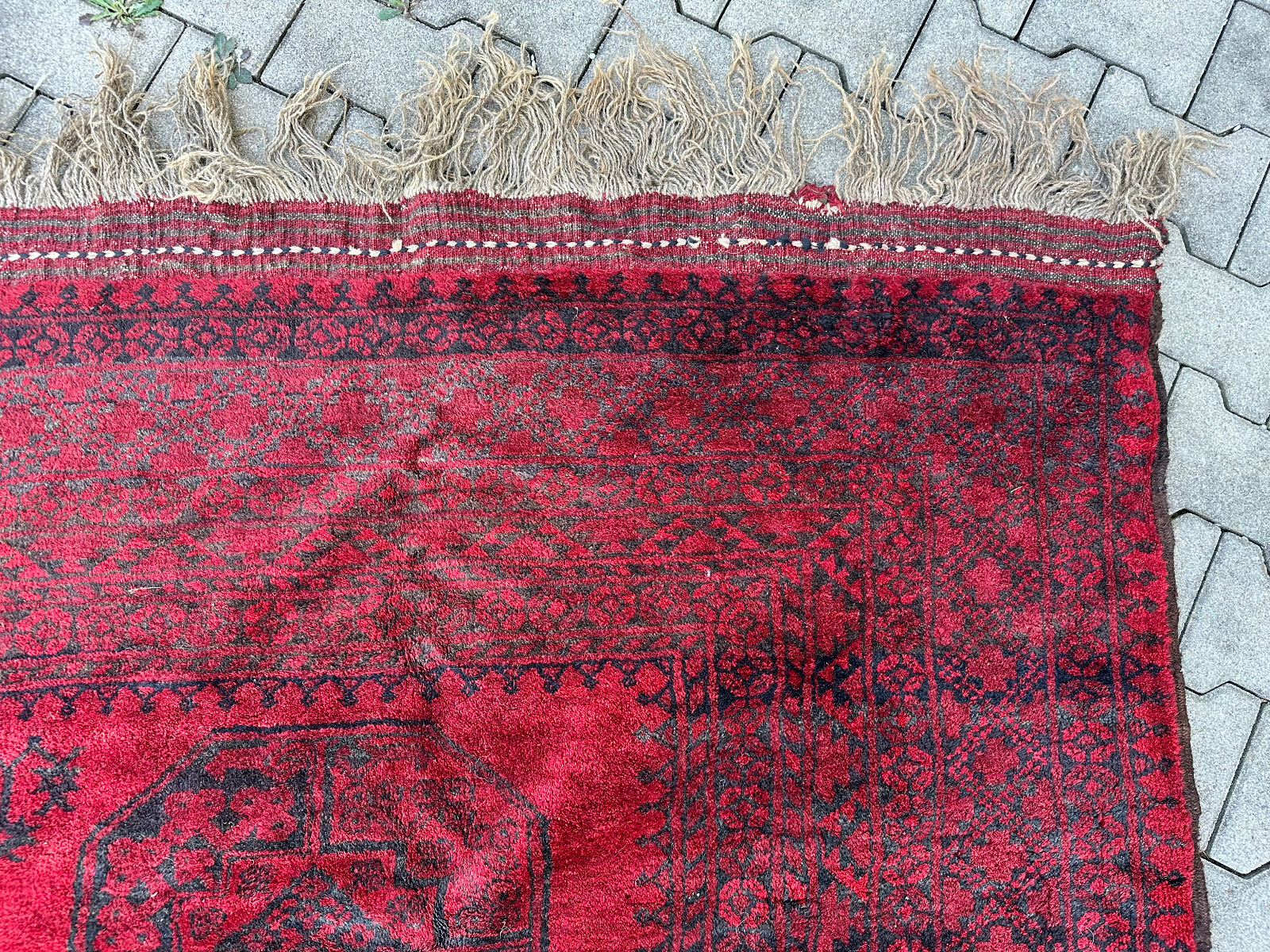 ALTER ORIENTTEPPICH AUS WOLLE NOMADENTEPPICH TEPPICH KAUKASUS 354x288cm – Bild 18