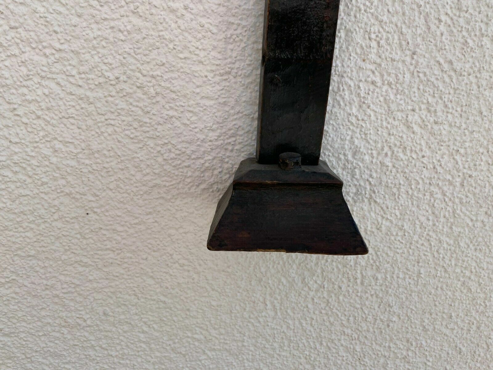 ANTIKES KRUZIFIX HOLZ HANDGESCHNITZT ABMESSUNGEN 63x27cm – Bild 10