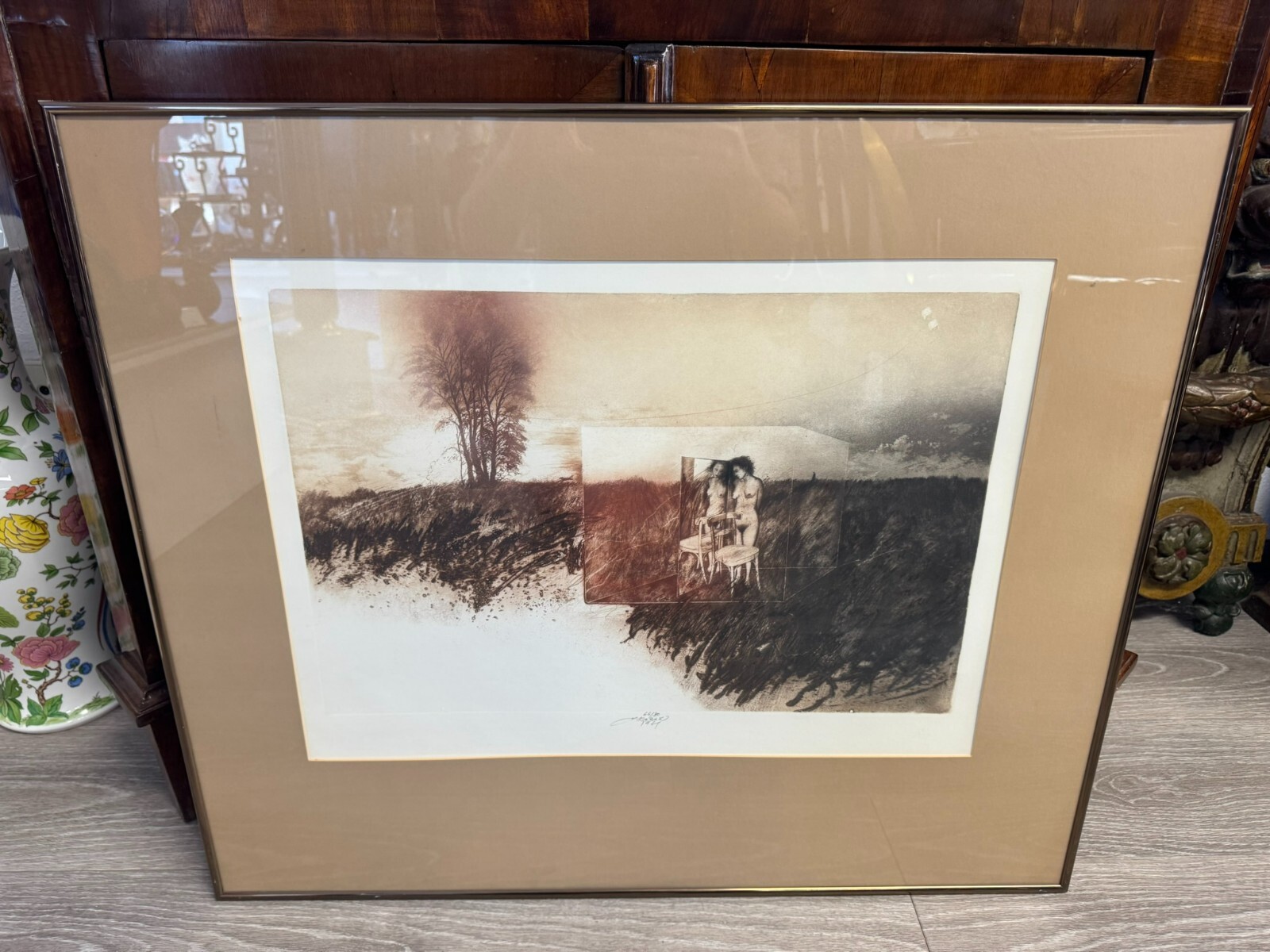 Ladislav KUKLIK (1947) SIGNIERTE FARB RADIERUNG AQUATINTA WILDNIS